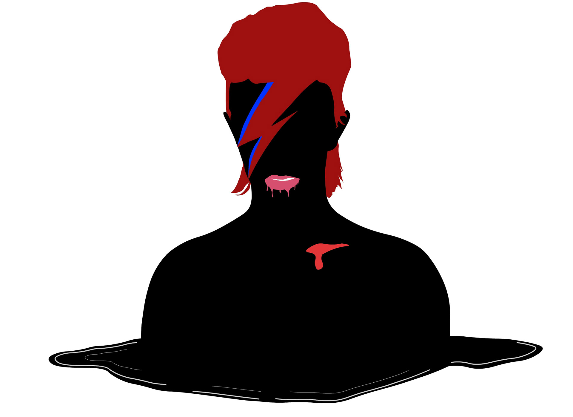 Melting Aladdin Sane