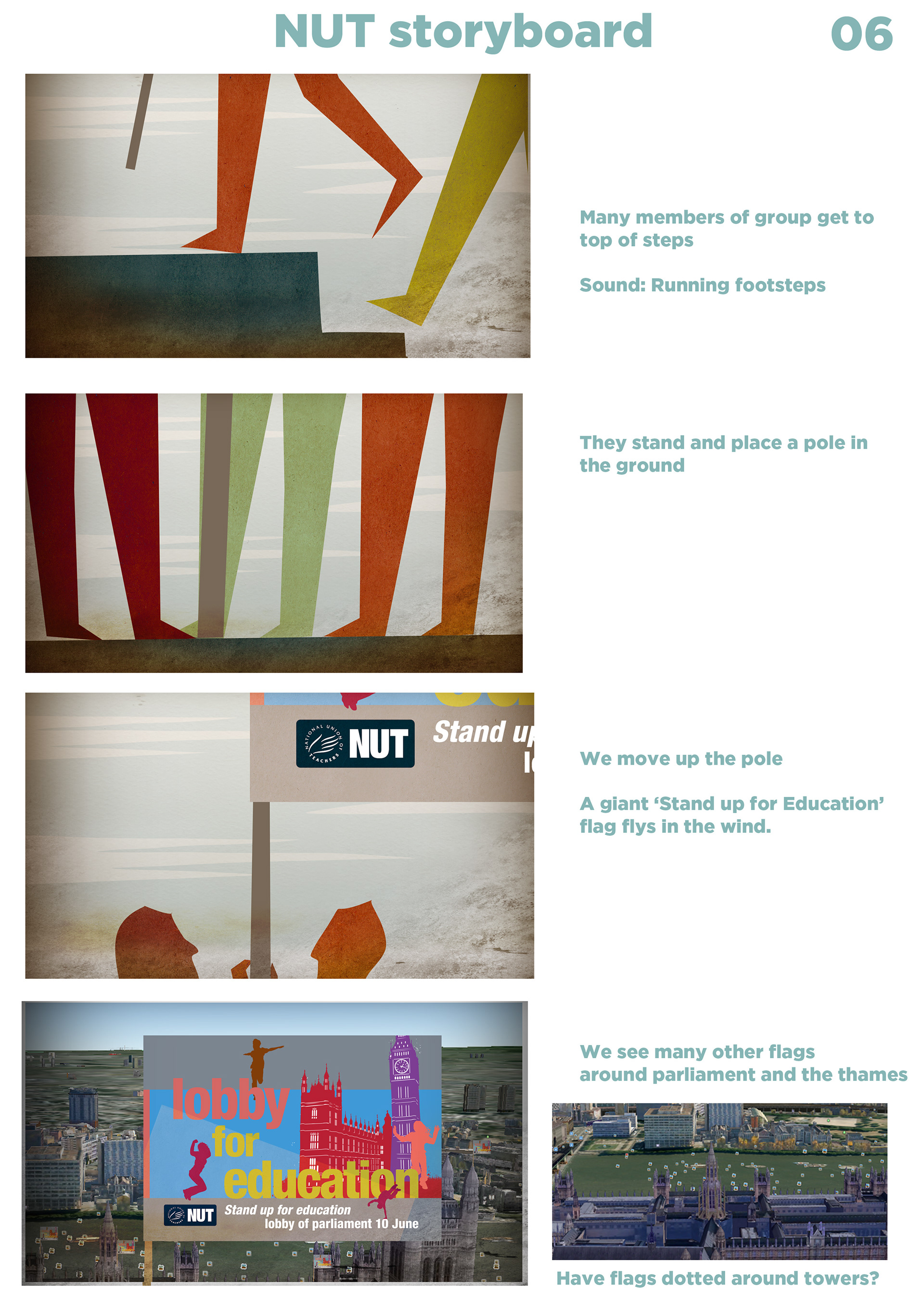 National Union of Teachers storyboard