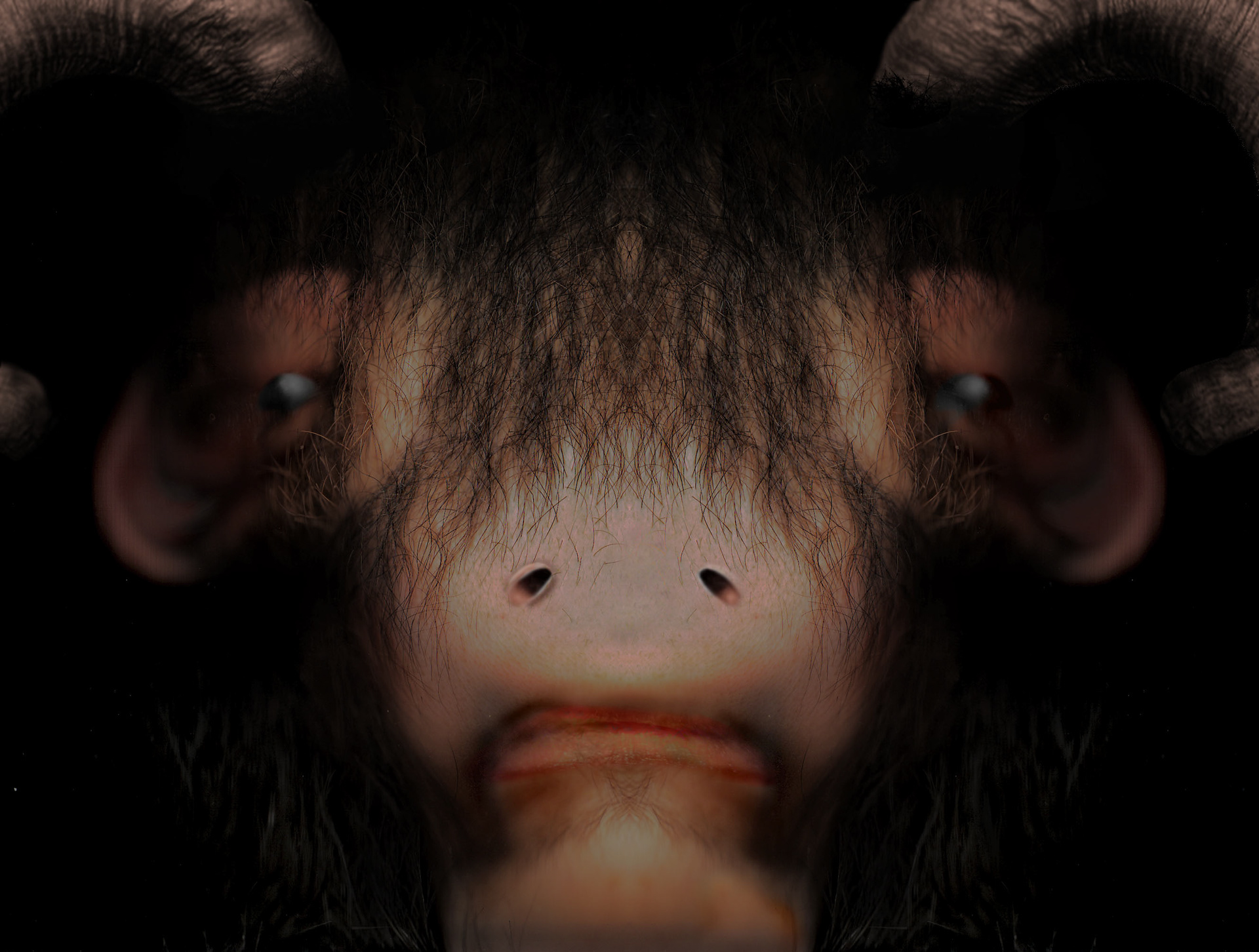 Experimental collage work