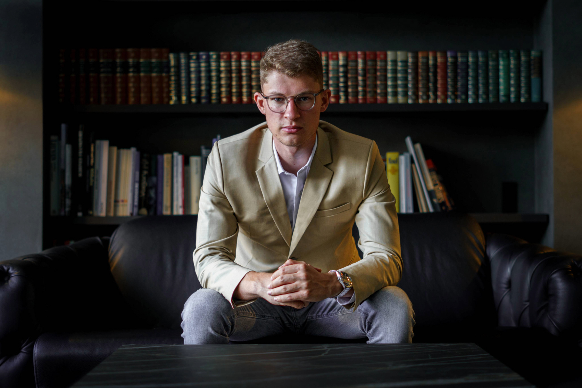 Professional work portrait for entrepreneur in Vienna (Professionelles Arbeitsportrait eines Entrepreneurs in Wien)