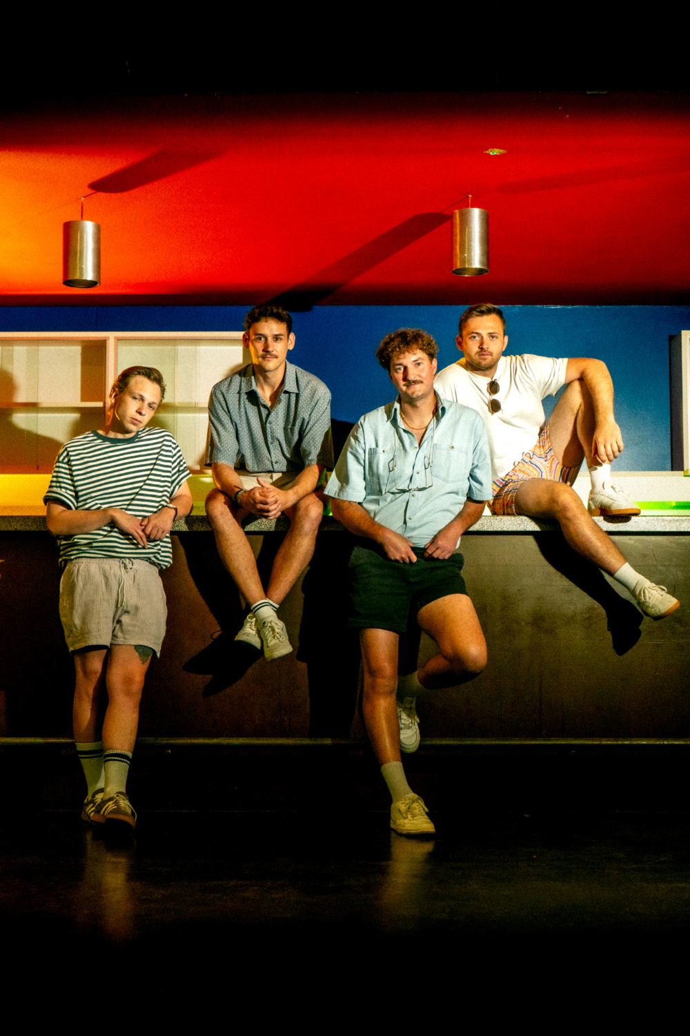 Visual content shooting for Indie Rock Band in 80s style