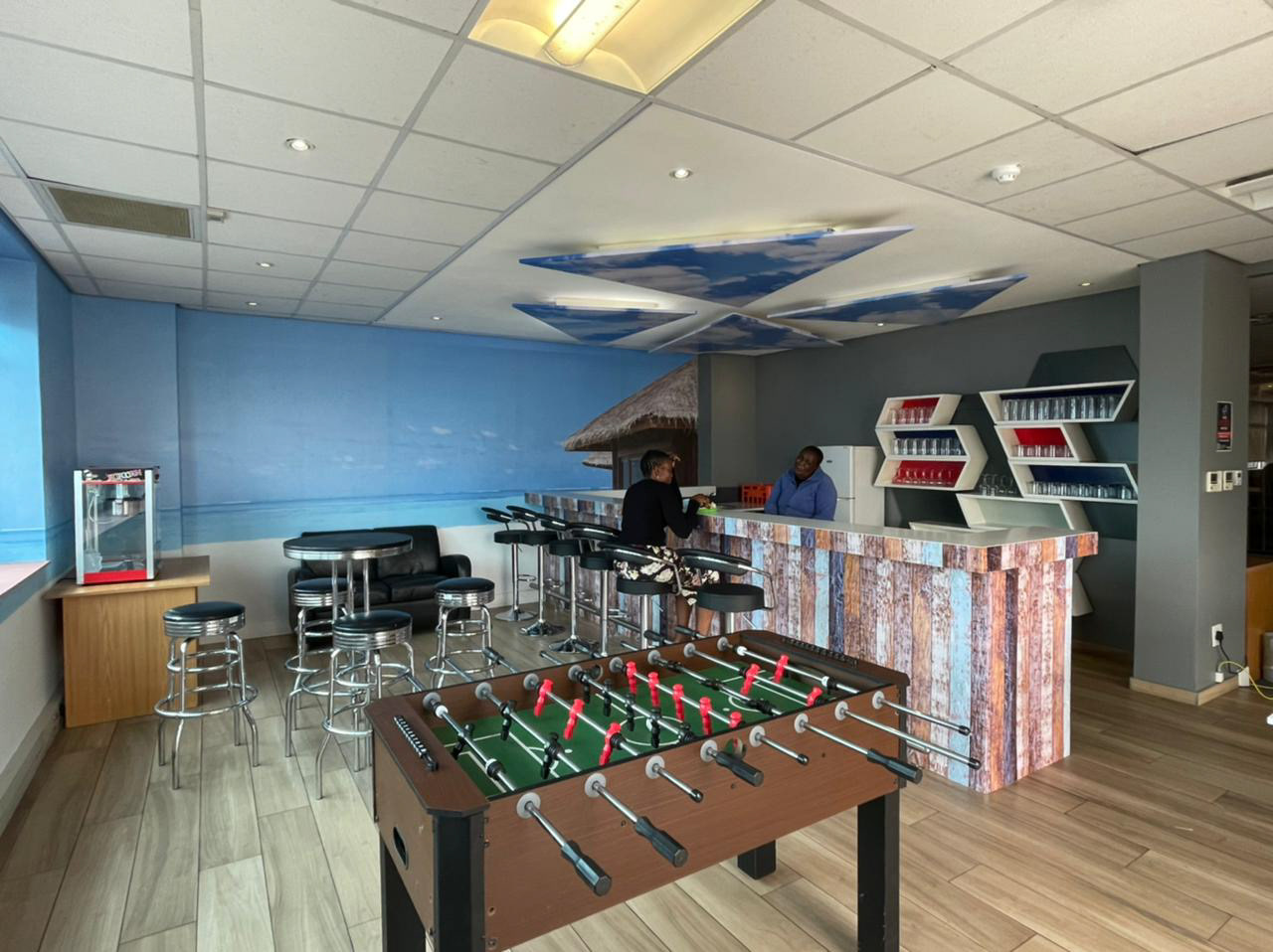 Entertainment Area Concept, Manufacture, Install