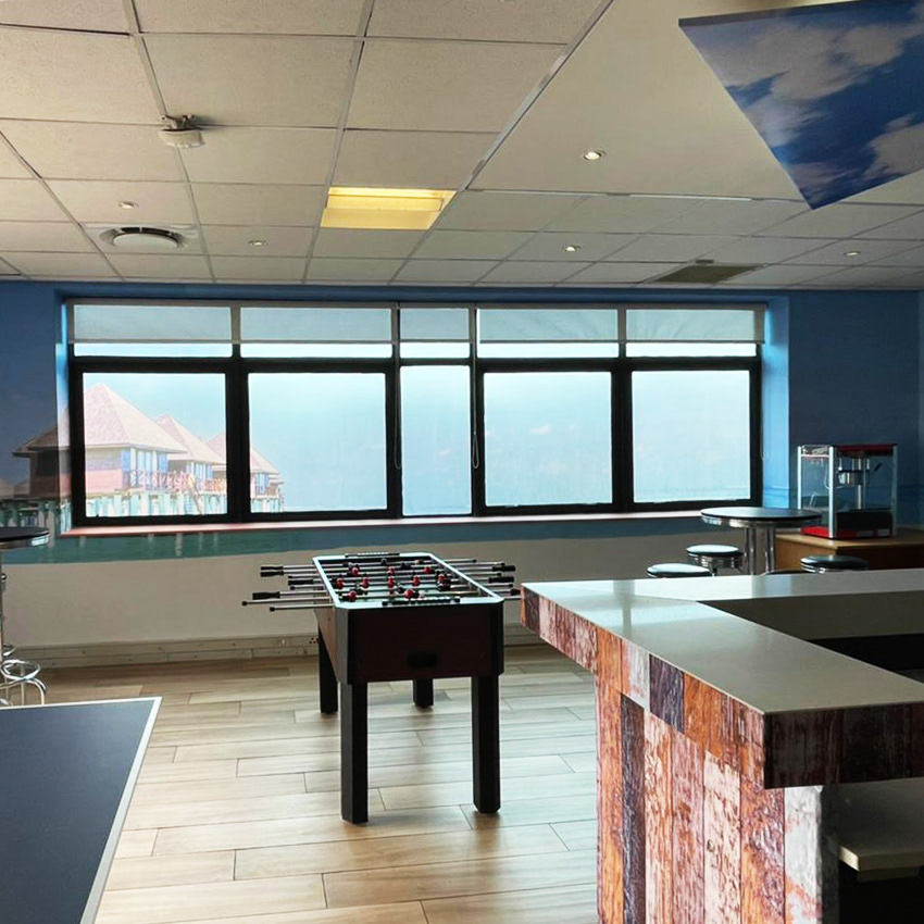 Entertainment Area Wrap Around Concept