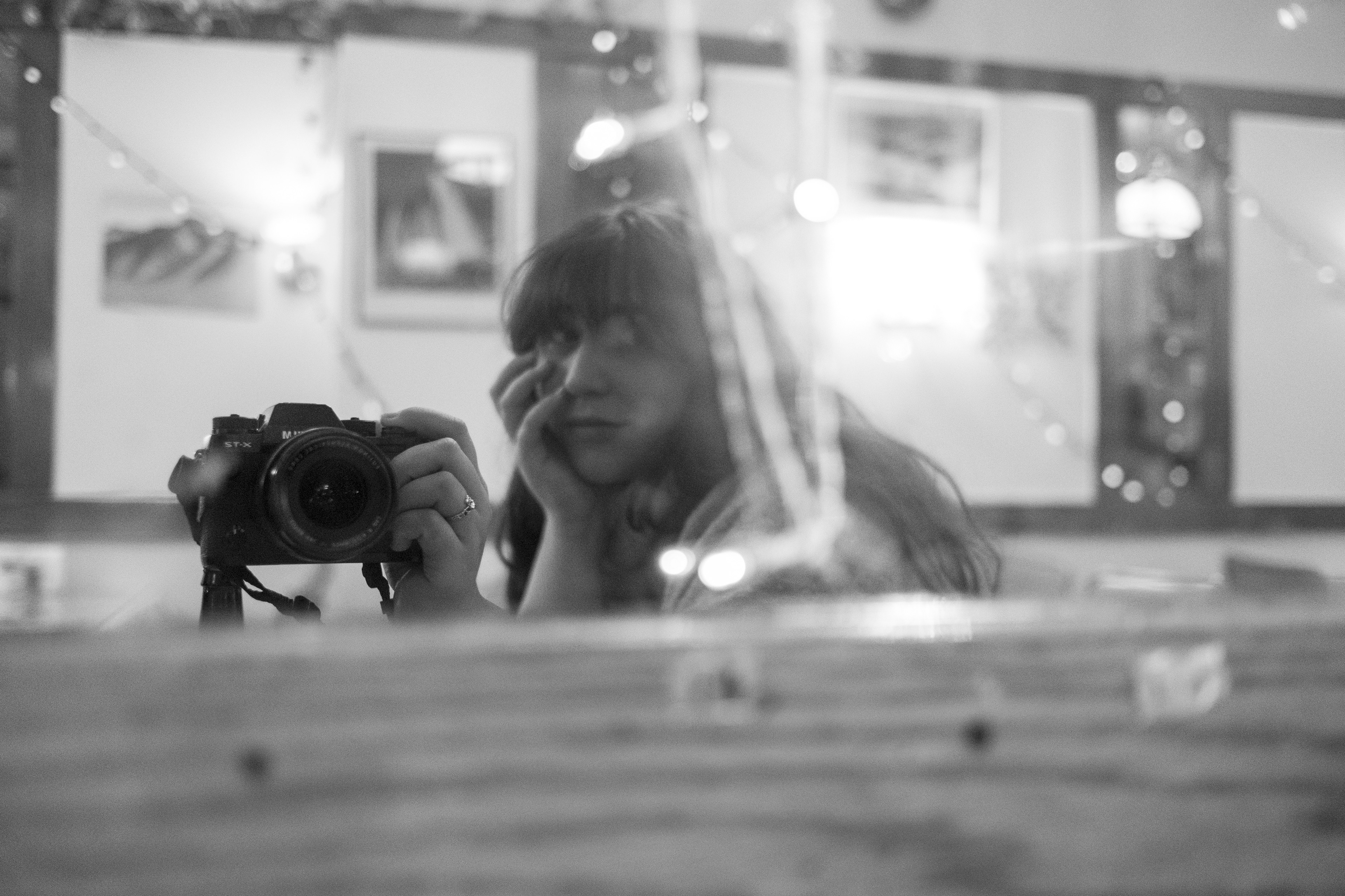 Self-shot in a Greek Pizzeria, NY - 2017