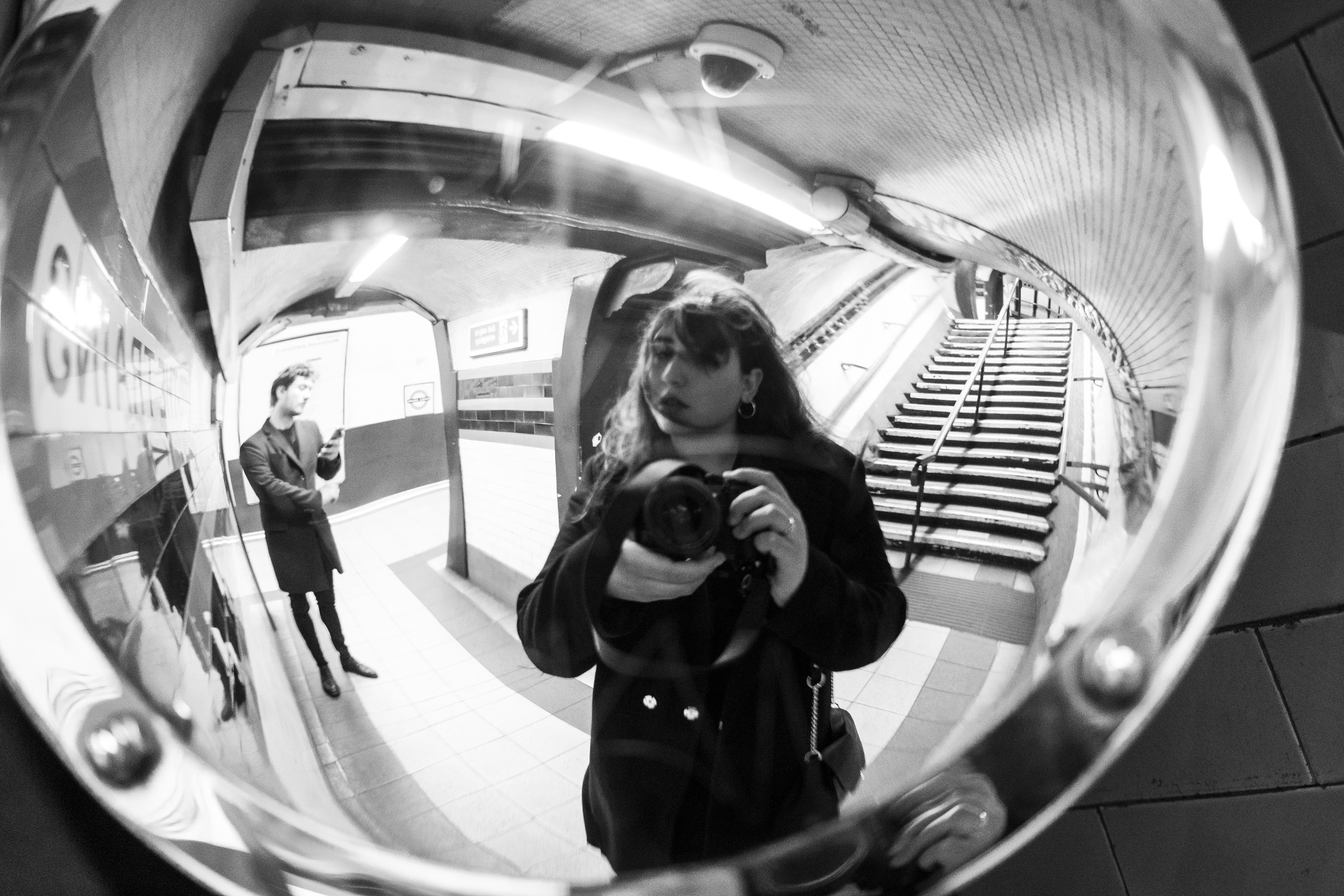 Self-shot in the underground with Mario, NY - 2017