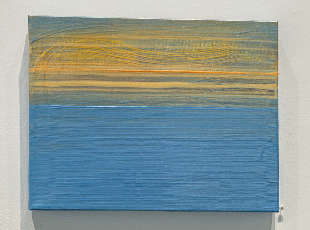 Yellow Schmear Sunset by artist John Breakey