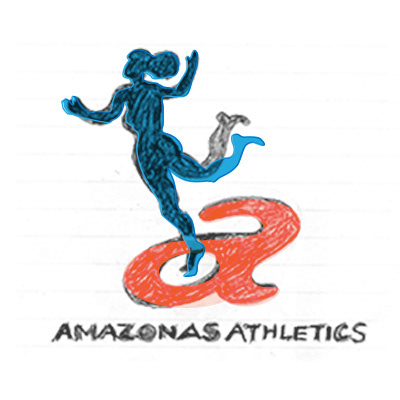 John Breakey logo process: Amazonas Athletics logo sketch; version three placed into Adobe Illustrator.