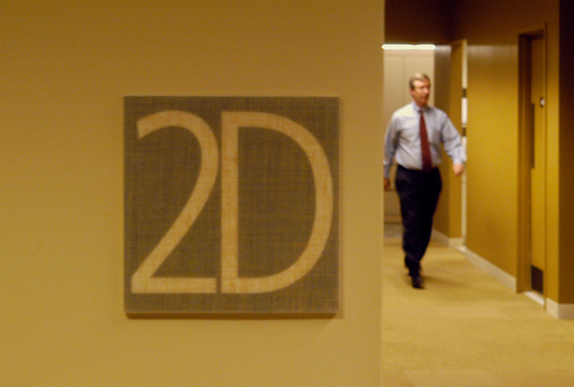 JohnBreakeyStudio signage image 04: BlackRock NJ interior corridor showing a sign