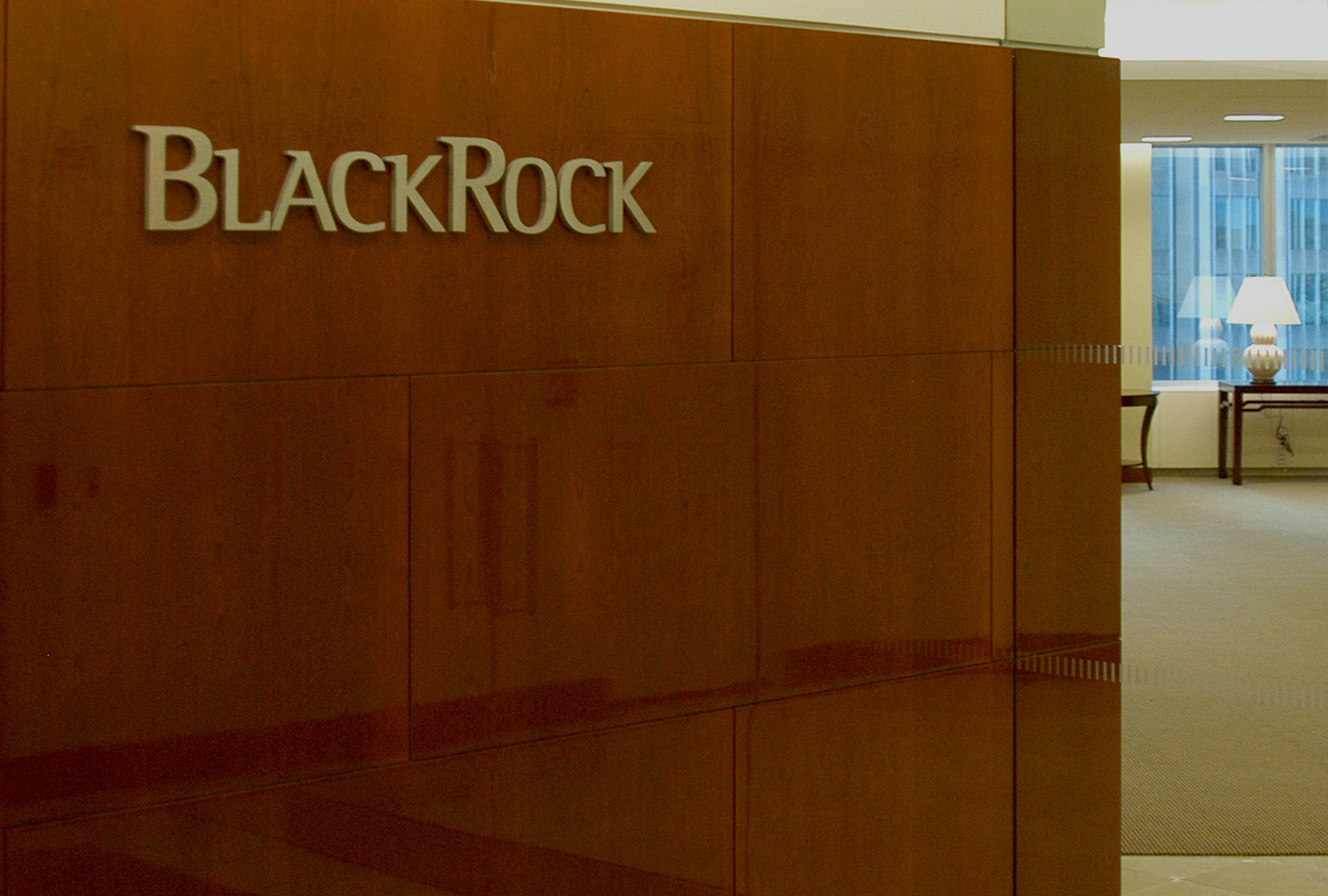 JohnBreakeyStudio signage image 06: BlackRock NY reception logo