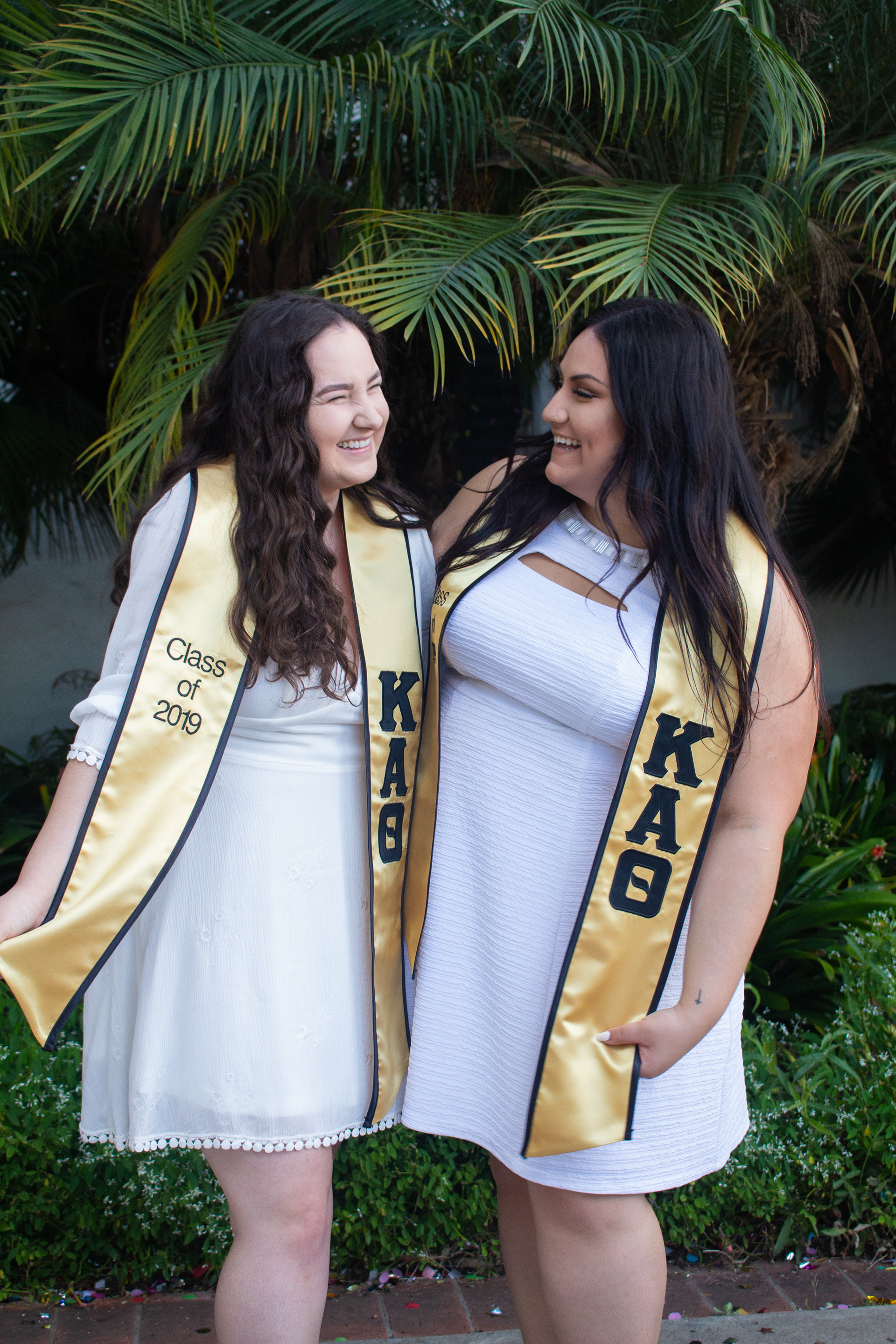 Chelsea Guevara '19 and Andrea Clapp '19