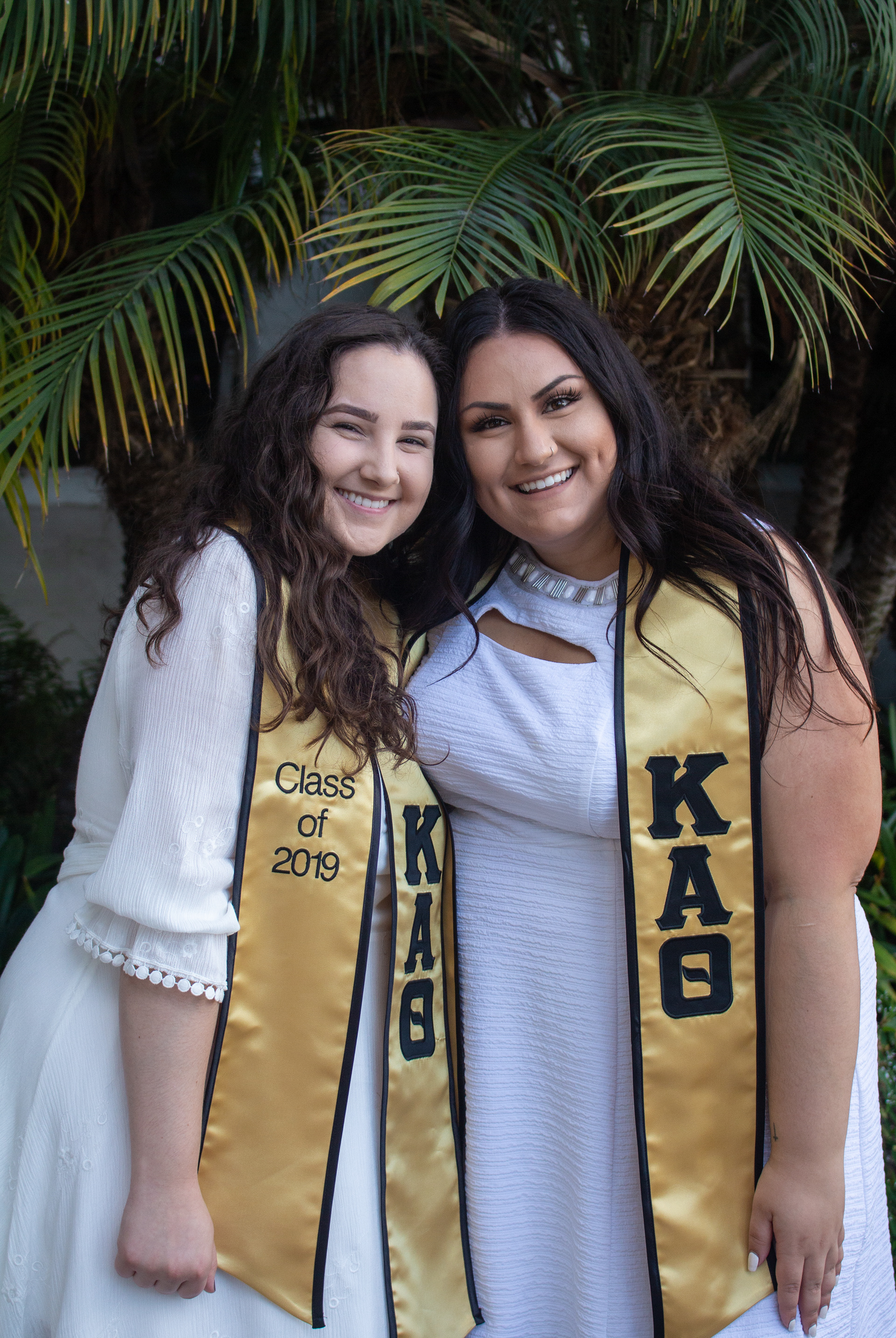 Chelsea Guevara '19 and Andrea Clapp '19