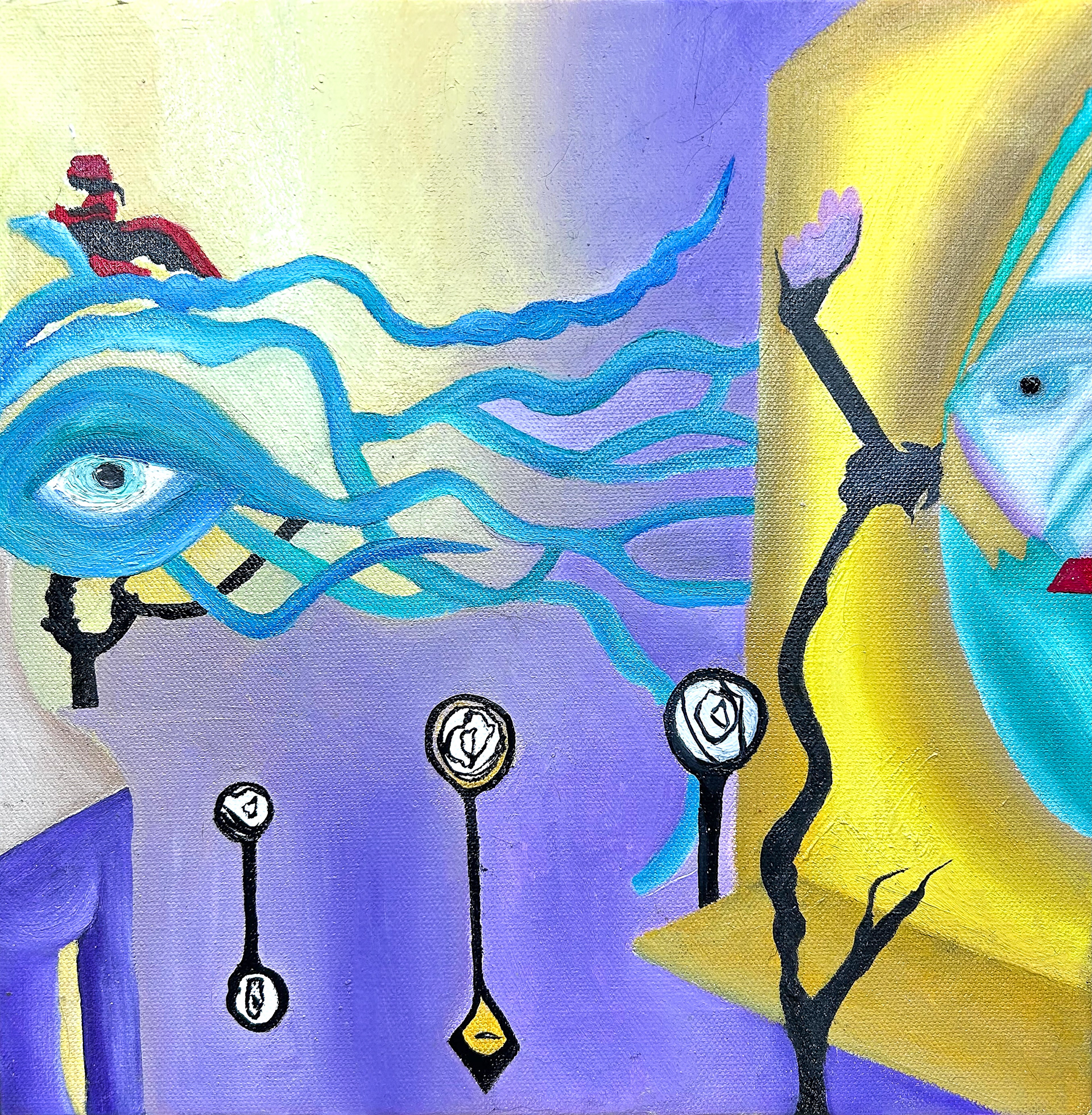 The Eye Between Worlds (Oil Painting)