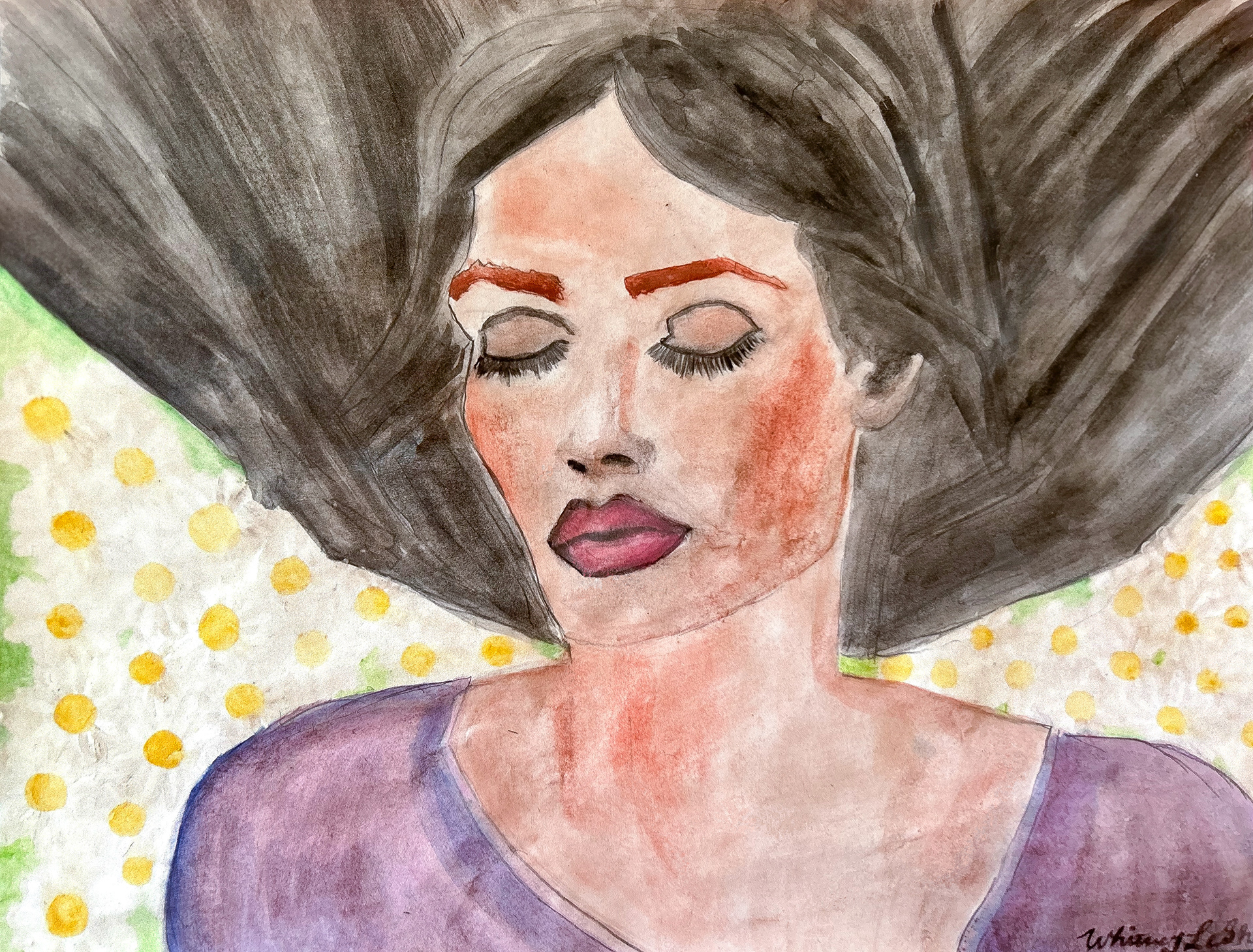 "Empyrean Beauty" (Watercolor)