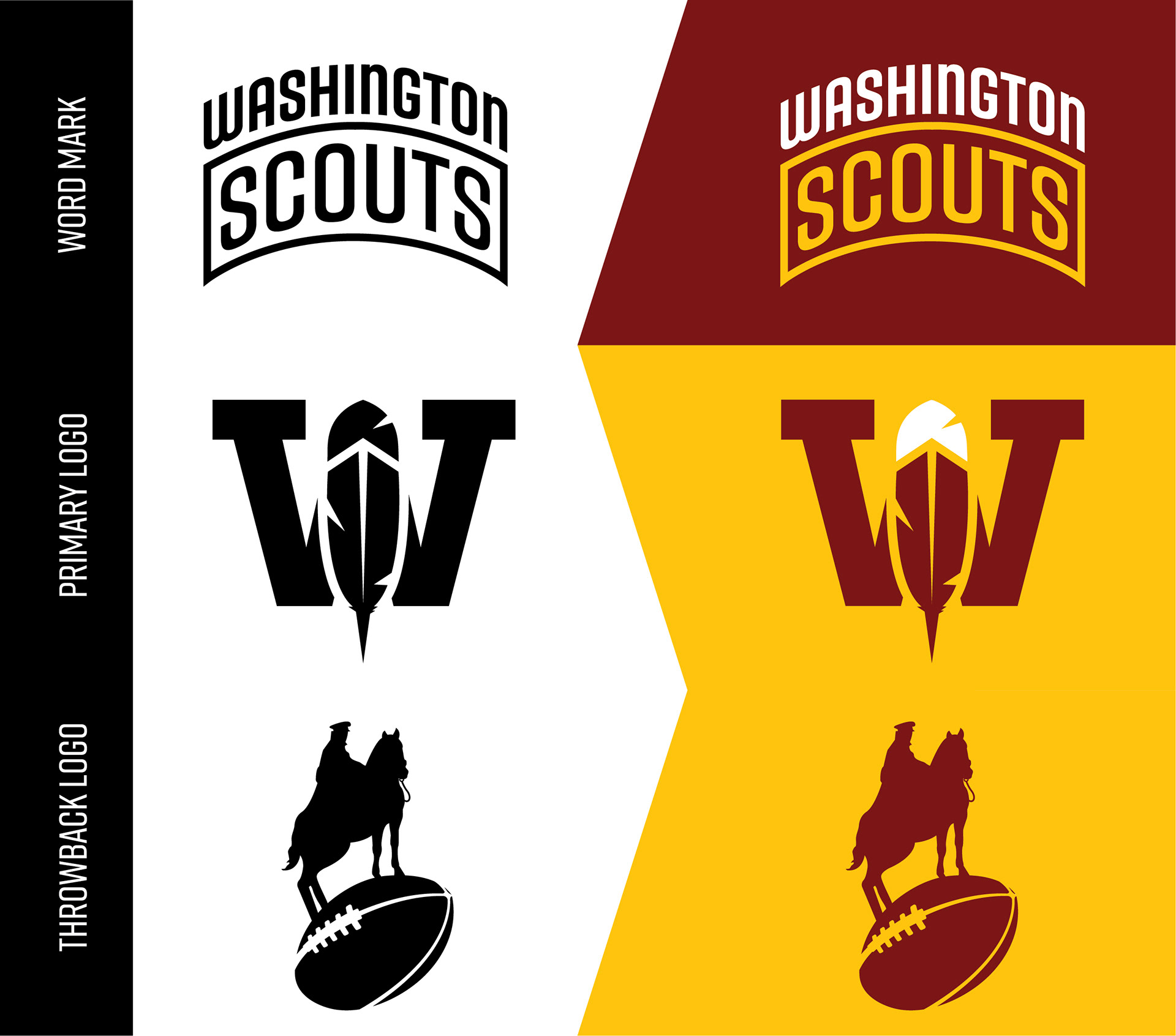 Micah Sheets on X: My rebrand concept: #WashingtonRedtails @Redskins   / X