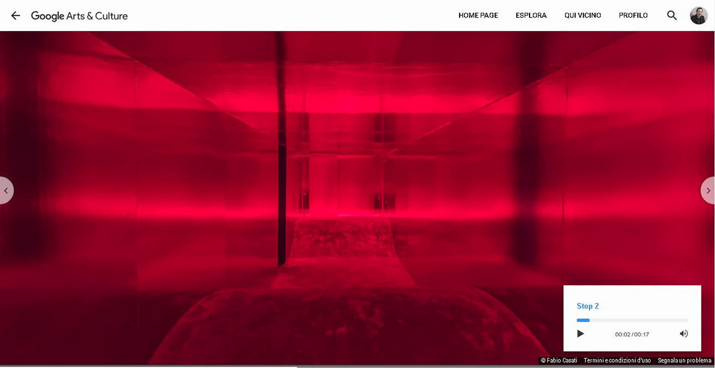 Tour virtuale esposizione Ambienti/Environments di Lucio Fontana