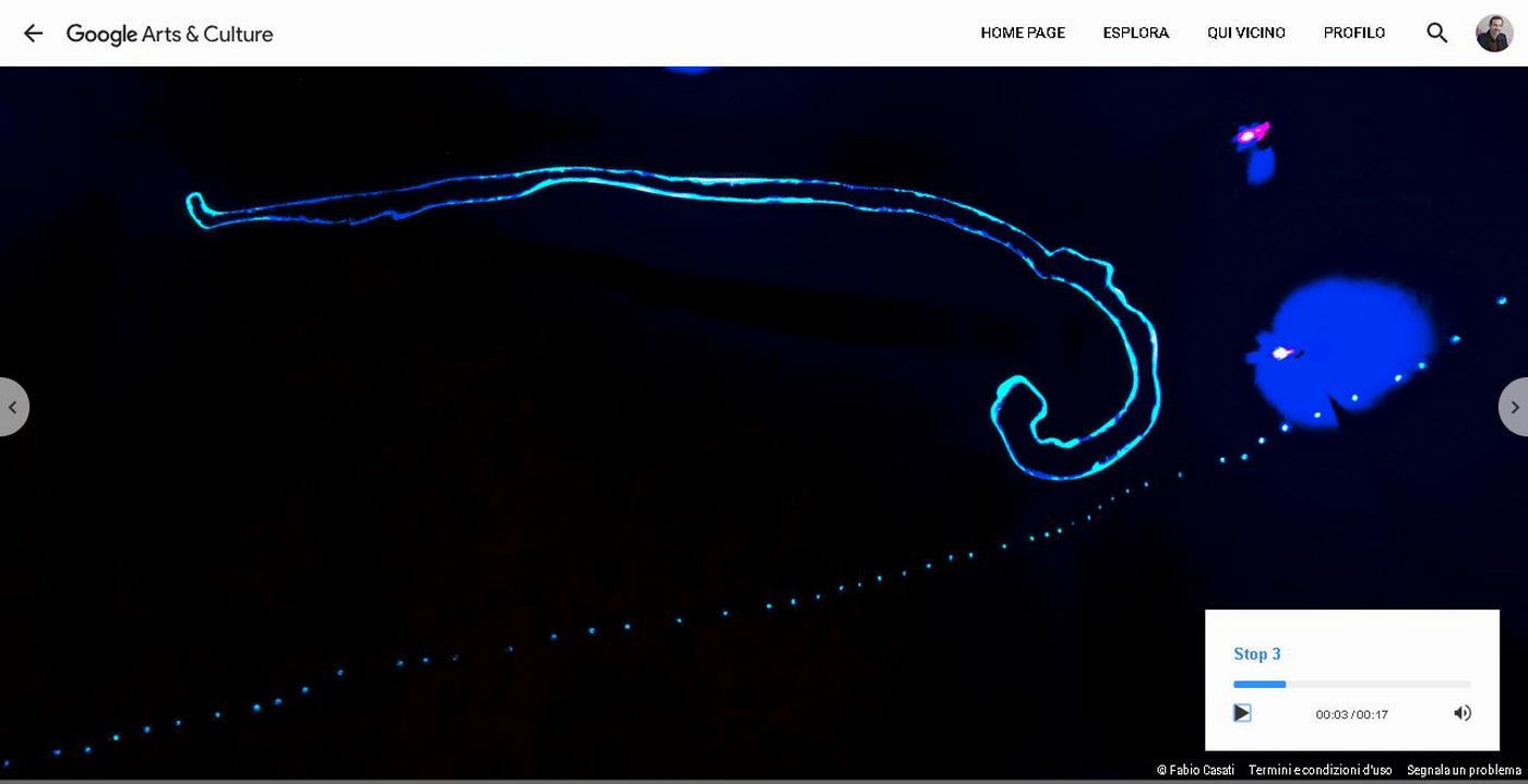 Tour virtuale esposizione Ambienti/Environments di Lucio Fontana