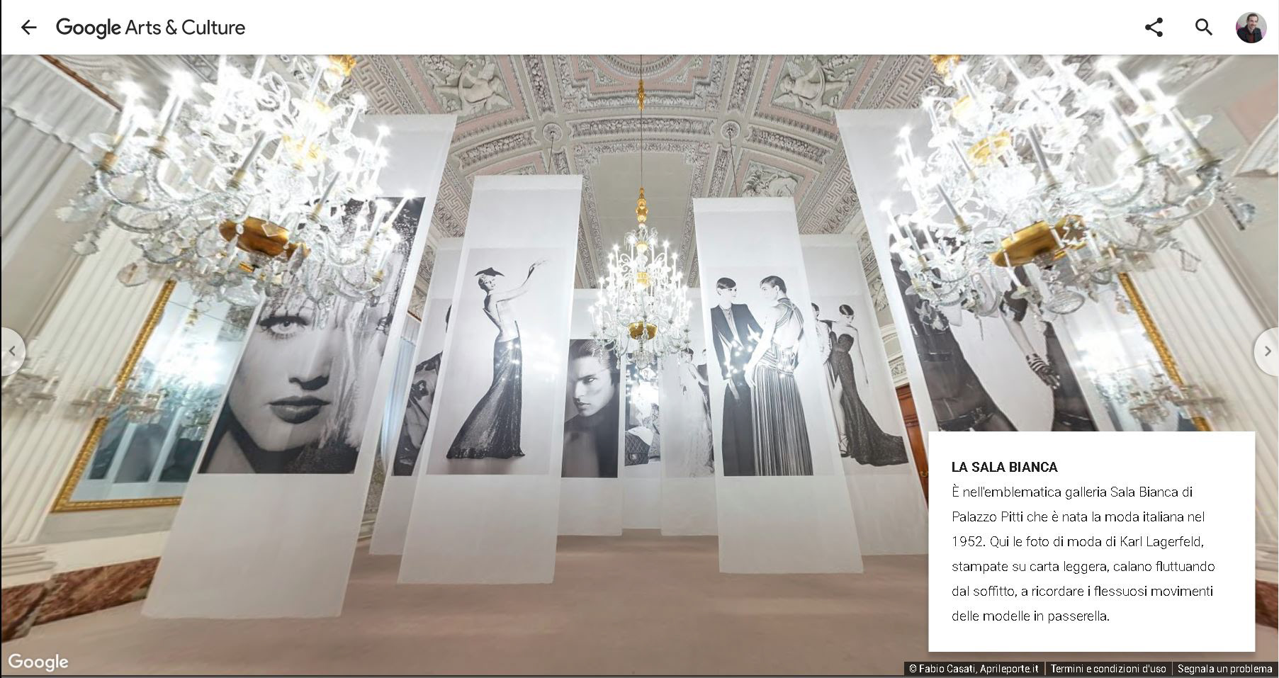Tour Virtuale dell'esposizione Karl Lagerfeld: Visions of Fashion
