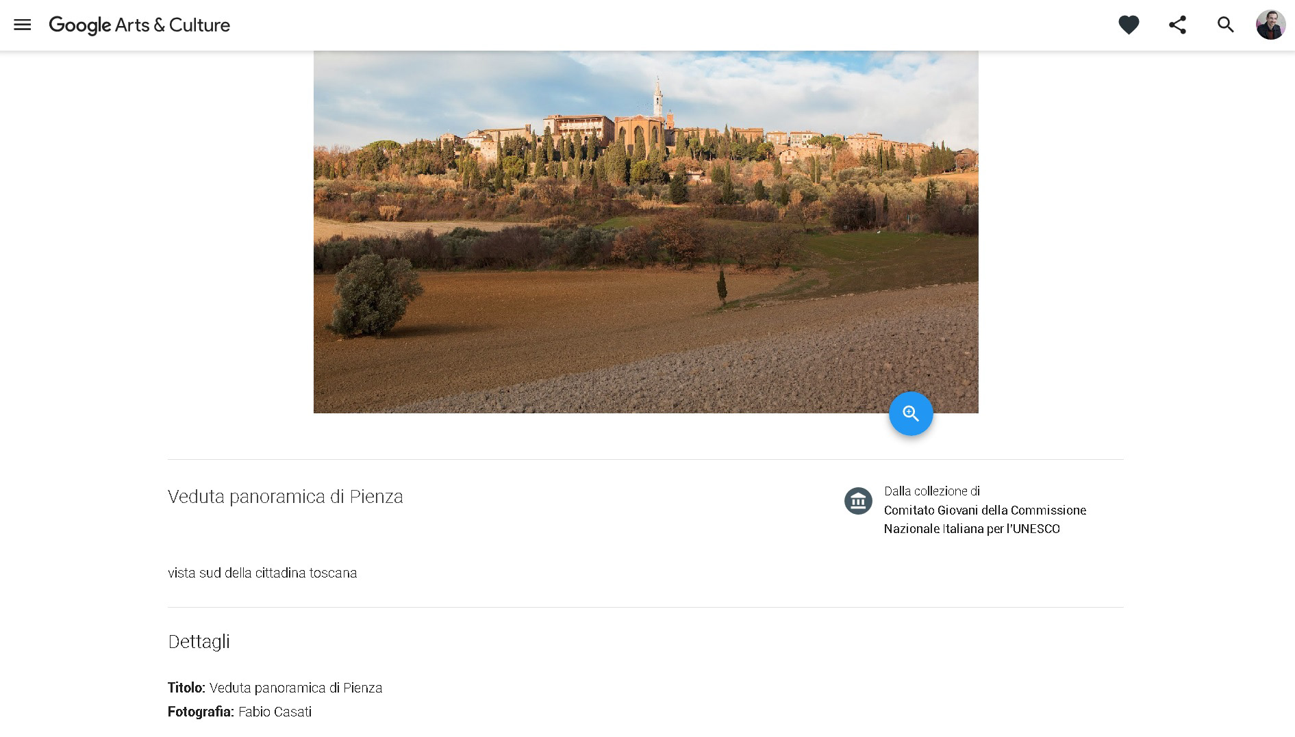 Il Grand Tour d'Italia su Google Arts & Culture per Comitato Giovani UNESCO