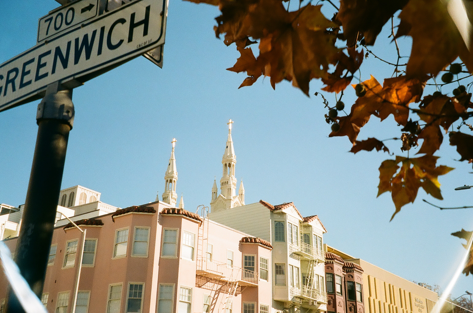 North Beach, 35mm film, 2022