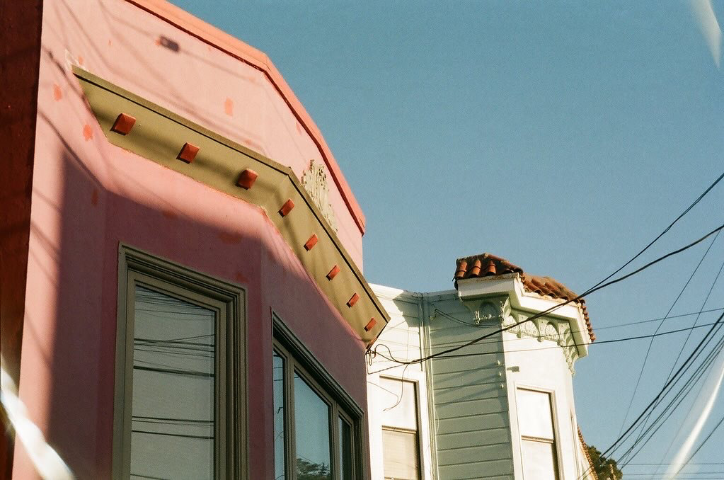 SF houses, 35mm film, 2023