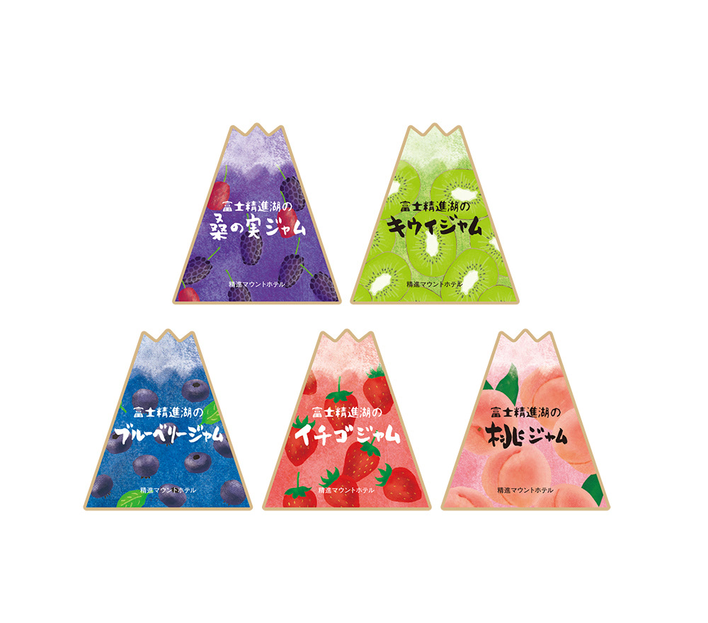 ジャムラベルデザインとイラスト2015年