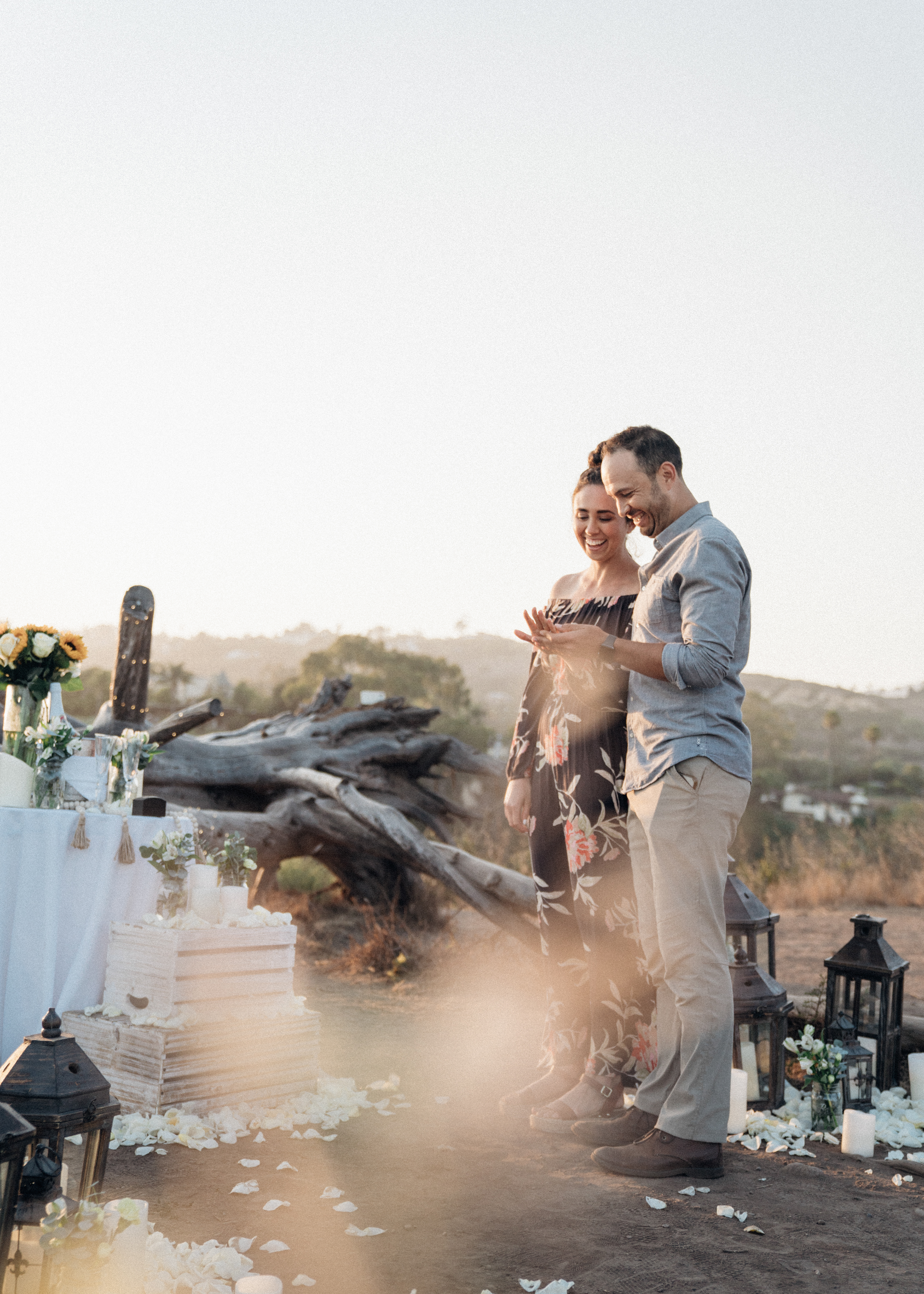 Engagement photos for Rachel and Ben