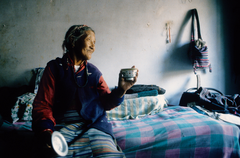 All of the elders have escaped from Tibet, following the Dalai Lama into exile.