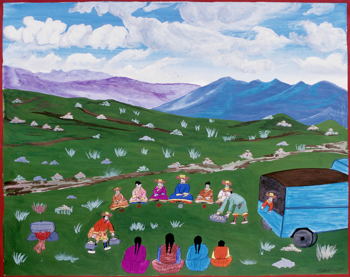 "Offering Tea Along the Way" by Thakchoe, Tibetan Homes Foundation, Mussoorie, India