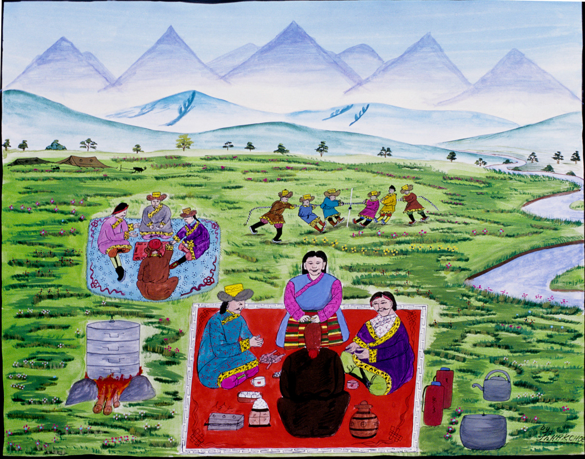 "Picnic" by Thakchoe, Tibetan Homes Foundation, Mussoorie, India