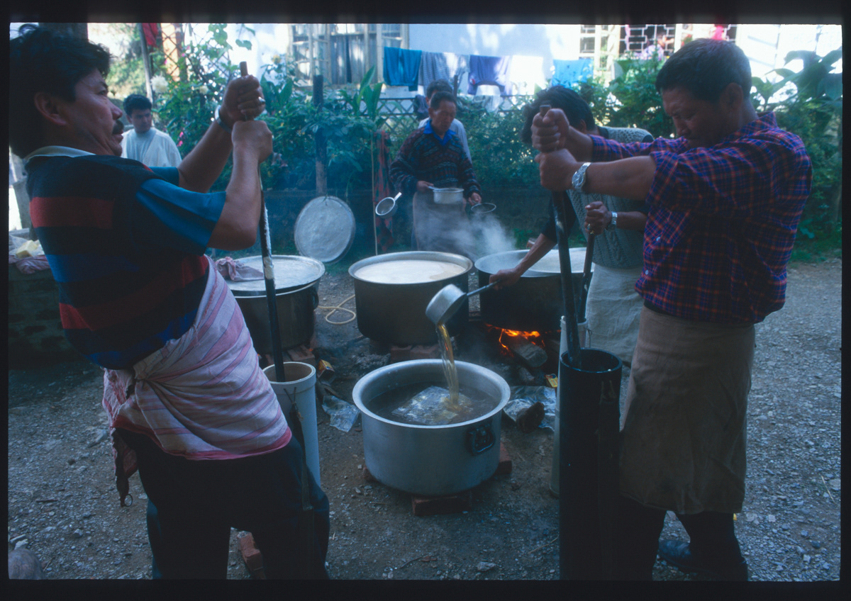 Making Tea, Tibetan Homes Foundation, Mussoorie, India