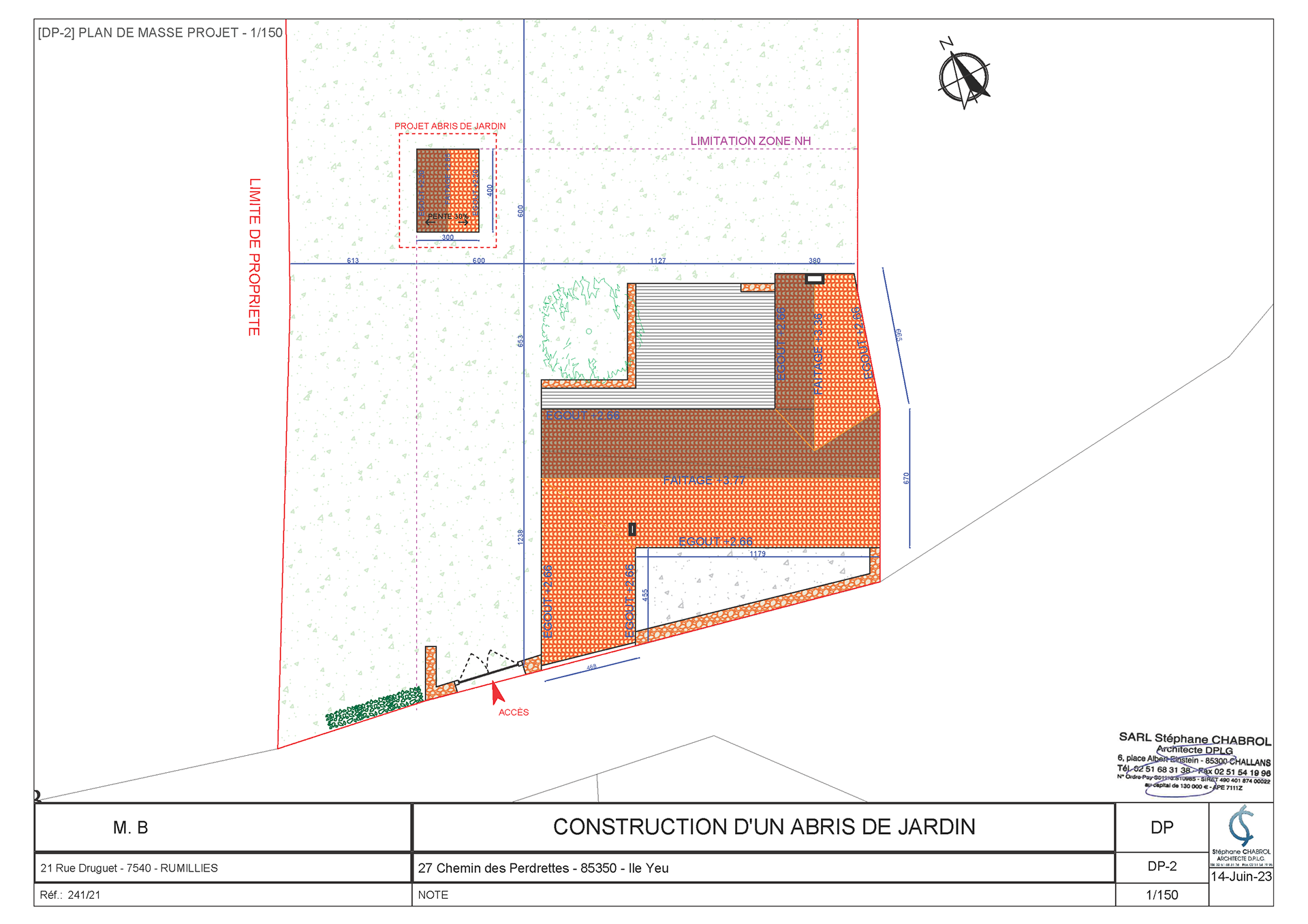 Plan masse dépôt DP