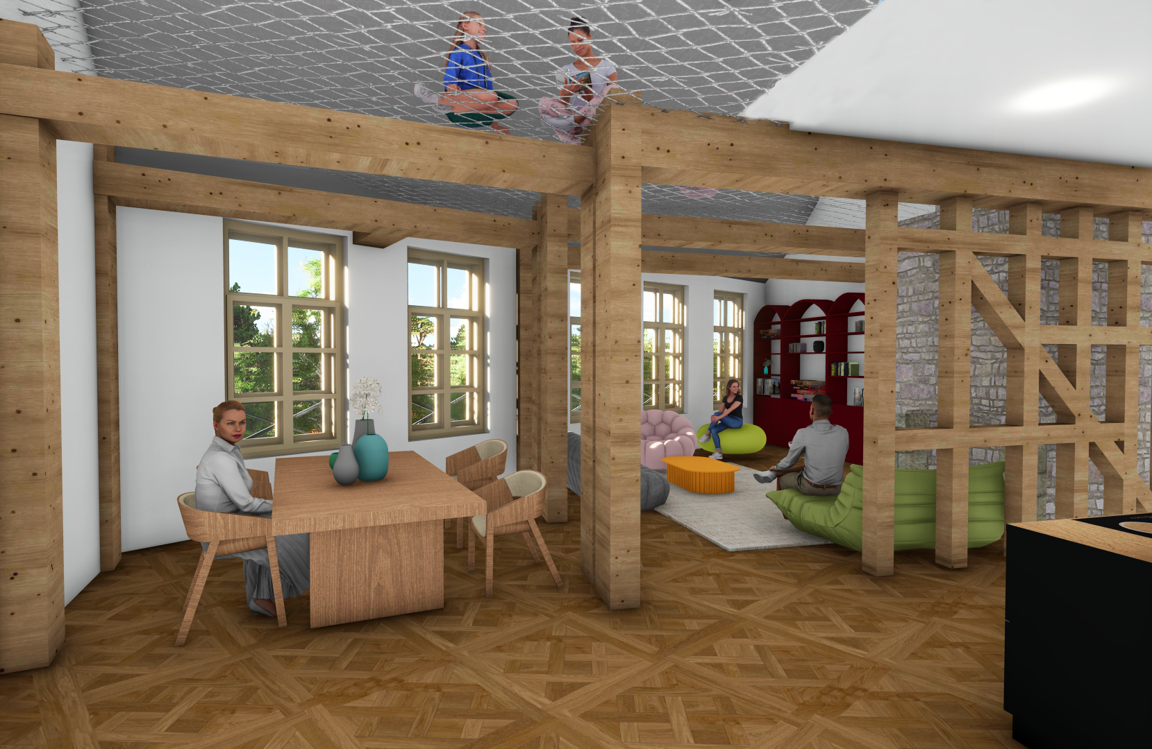ESPACE DE VIE COLOCATION AU R+3