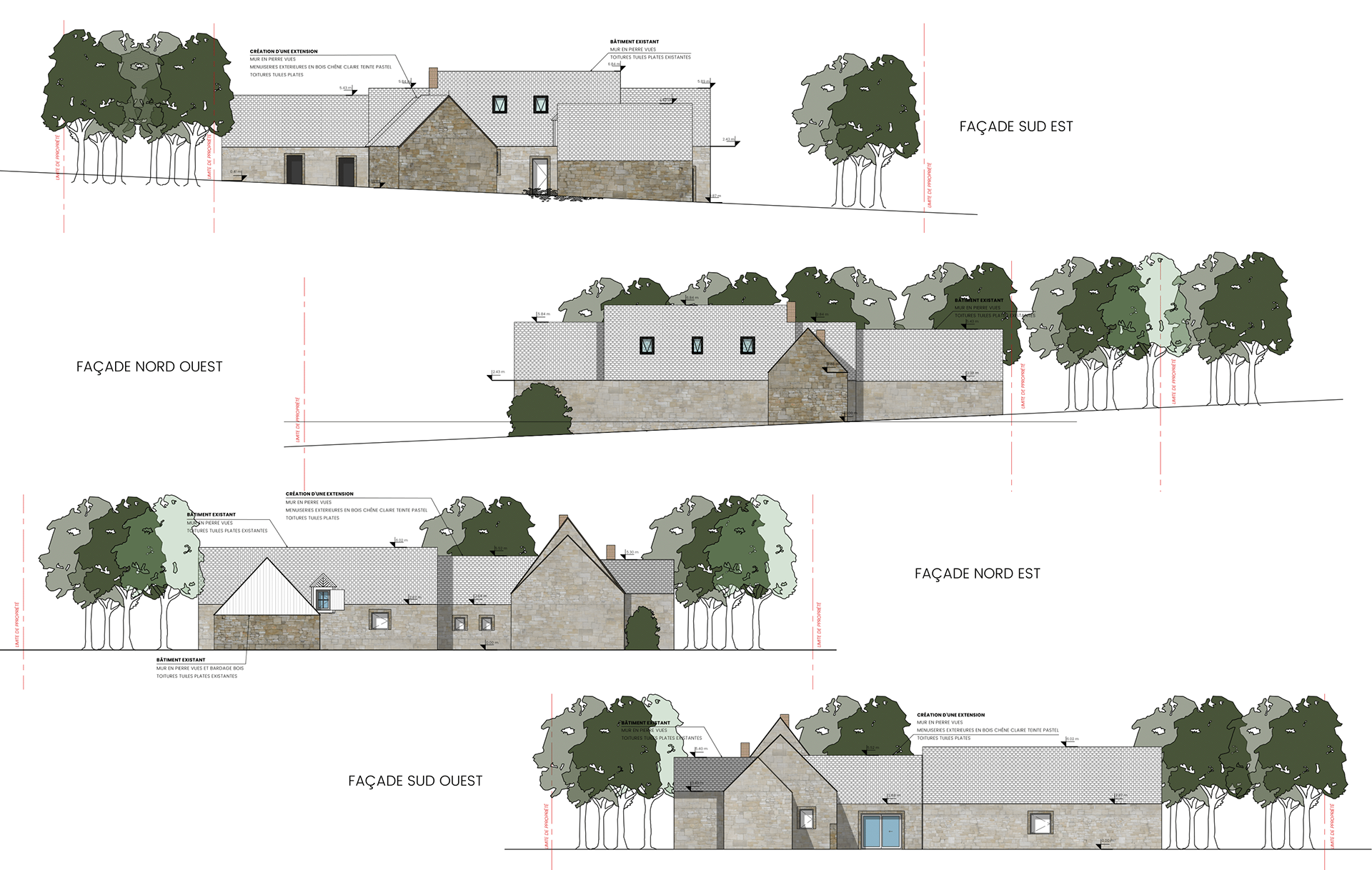 façades projet