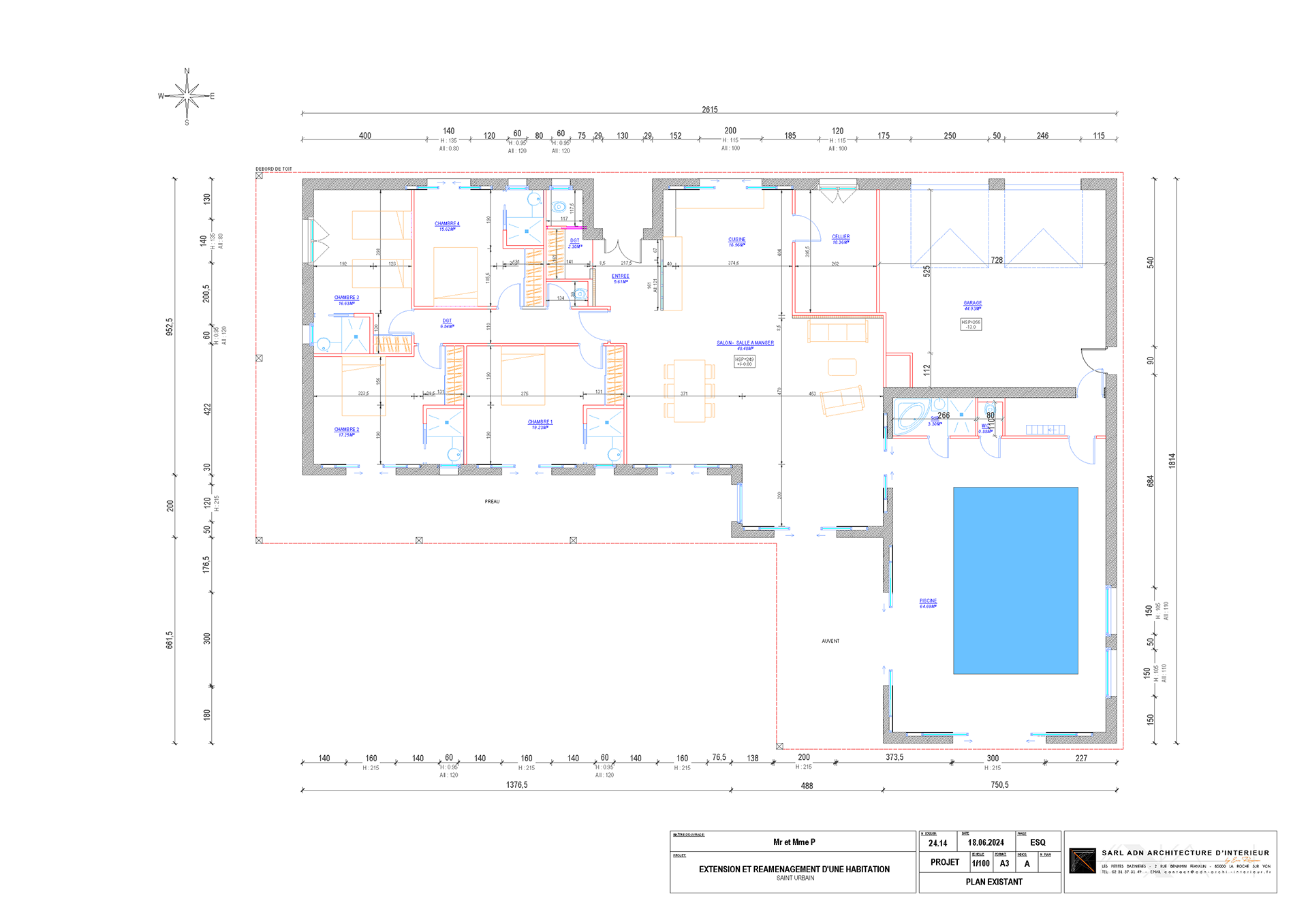 PLAN RDC EXISTANT