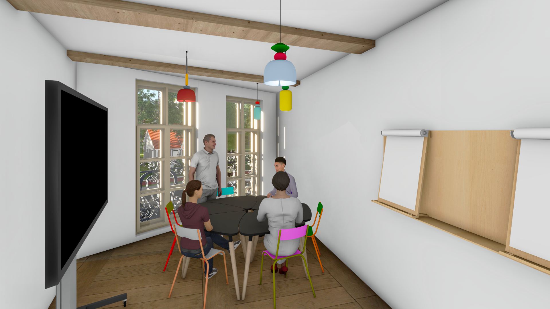 ESPACE DE RÉUNION AU R+1 ET R+2