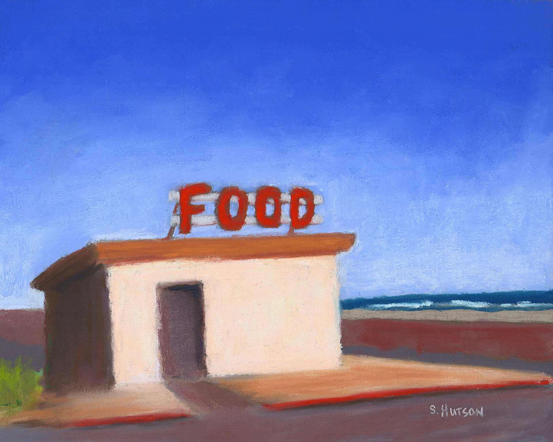 Beach Food, a pastel painting by Sherry Hutson (sHutson)