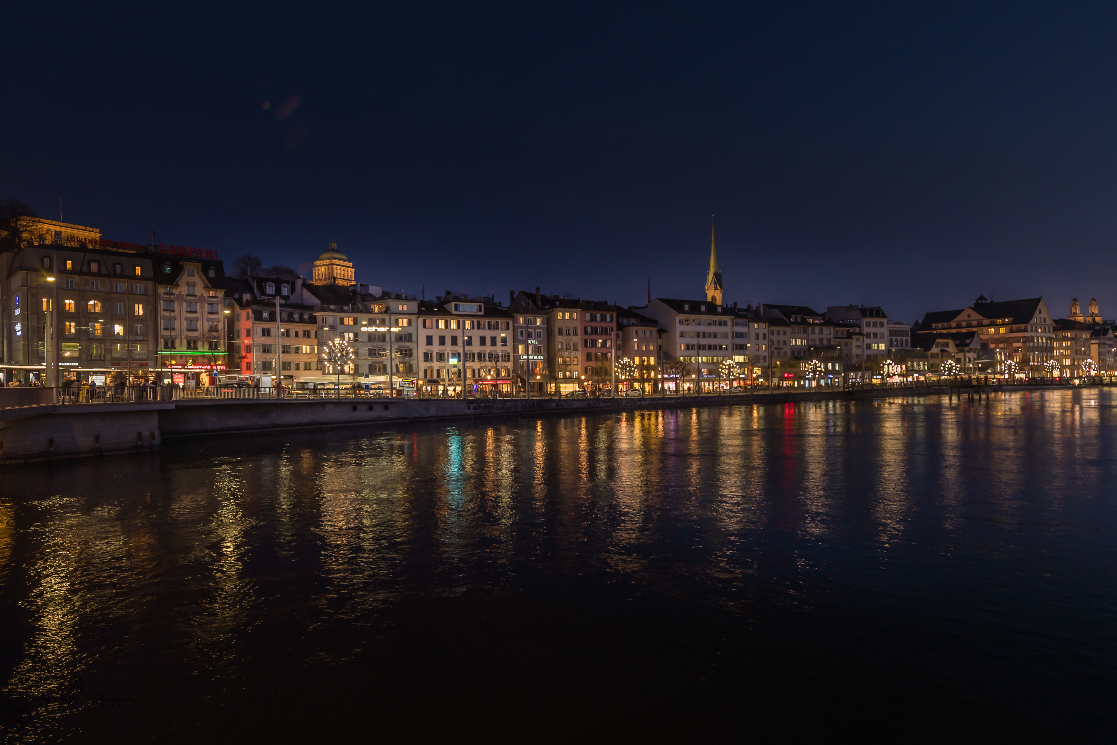 Zurich by night
