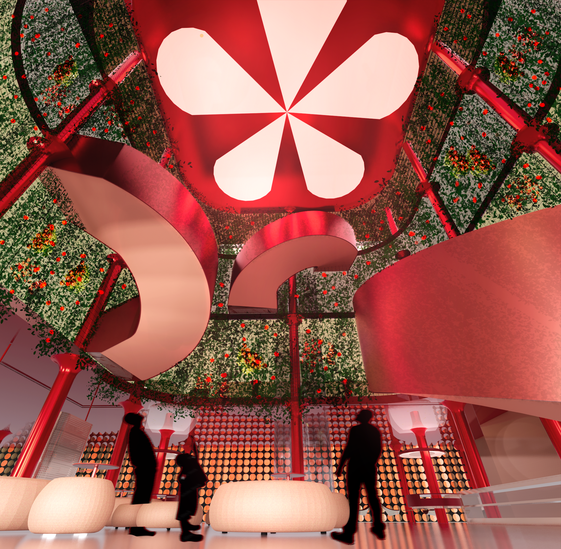 Atrium: Tomato Vine and Tomato Skylight