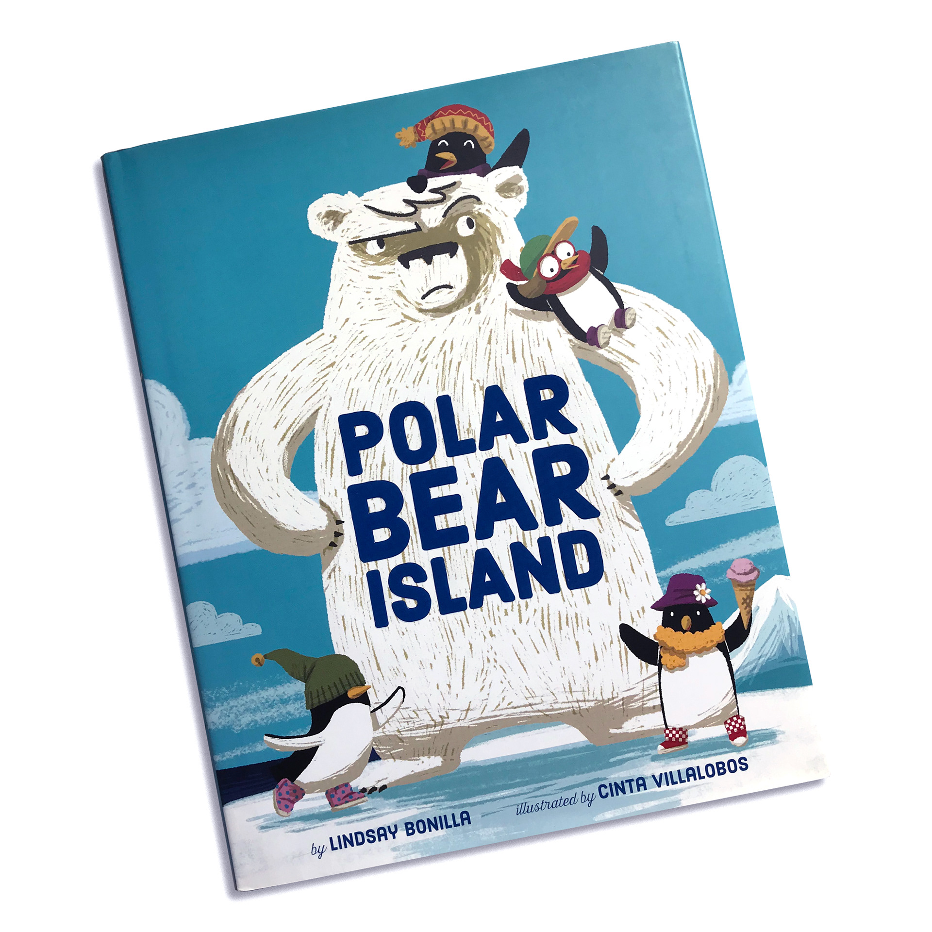 Cover of the pictrure book "Polar Bear Island", illustrated by Cinta Villalobos