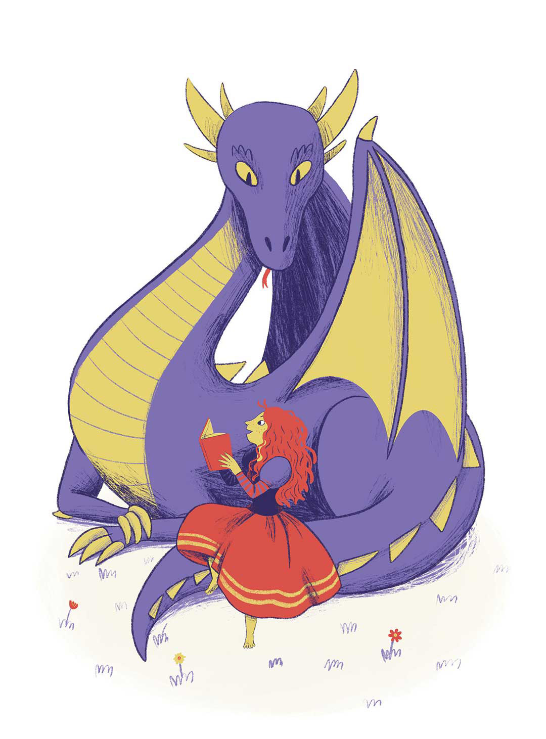 Ilustración para Santa Jordina.