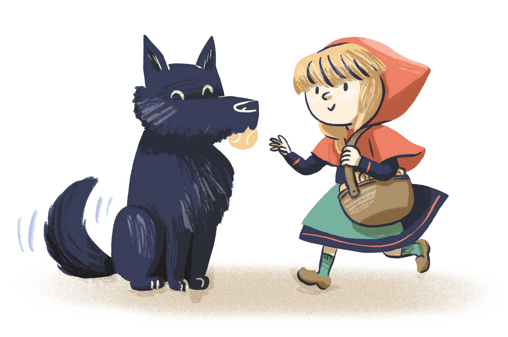 Personajes (Caperucita y el Lobo).