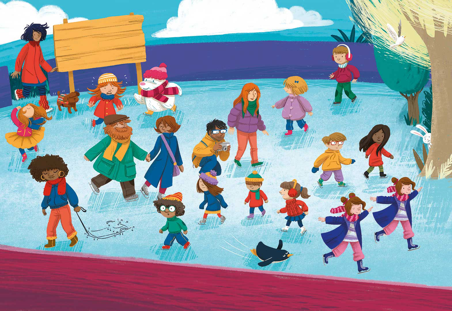 Ilustración publicada en la revista Cavall Fort.