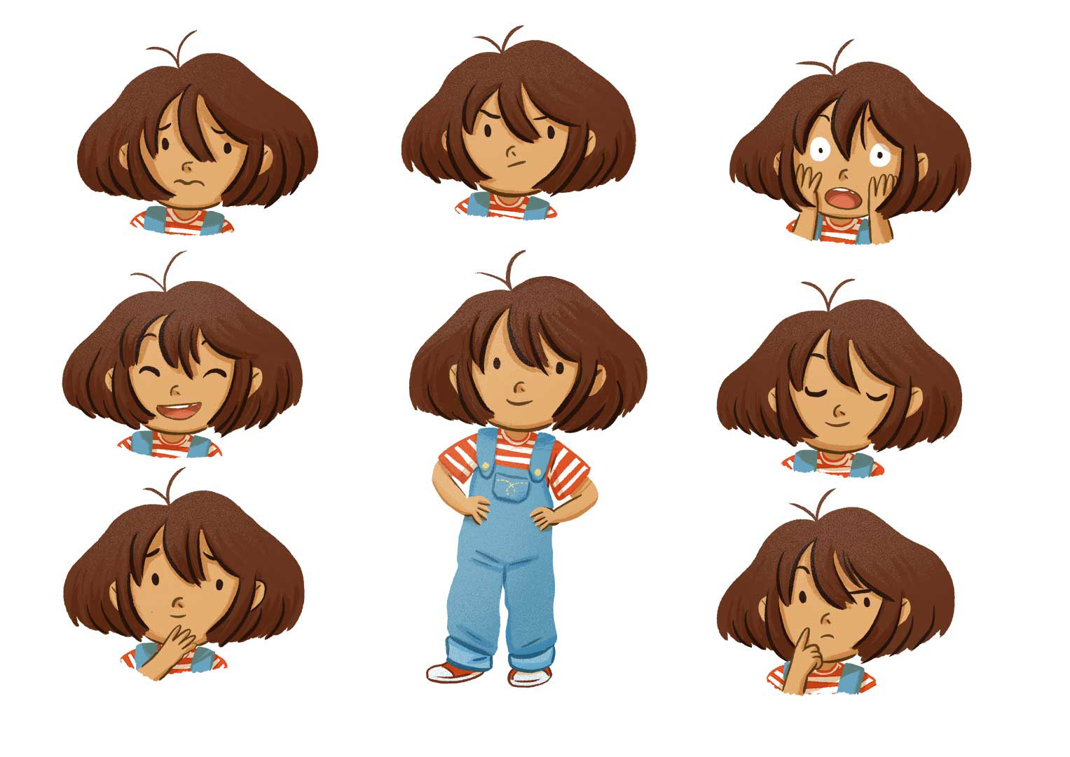 Diseño de personaje para libro infantil.