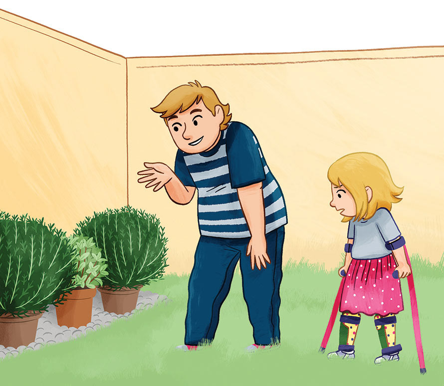 Ilustración para libro infantil ("The Big Picture", Oxford).