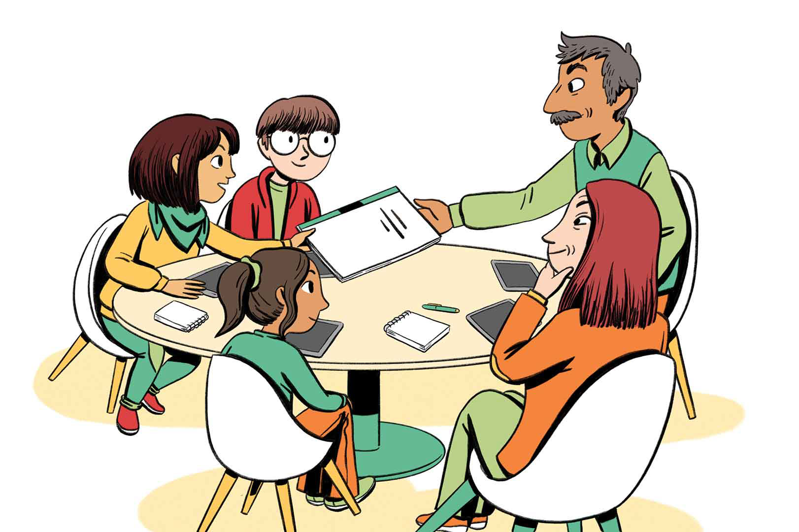 Ilustración para libro educativo