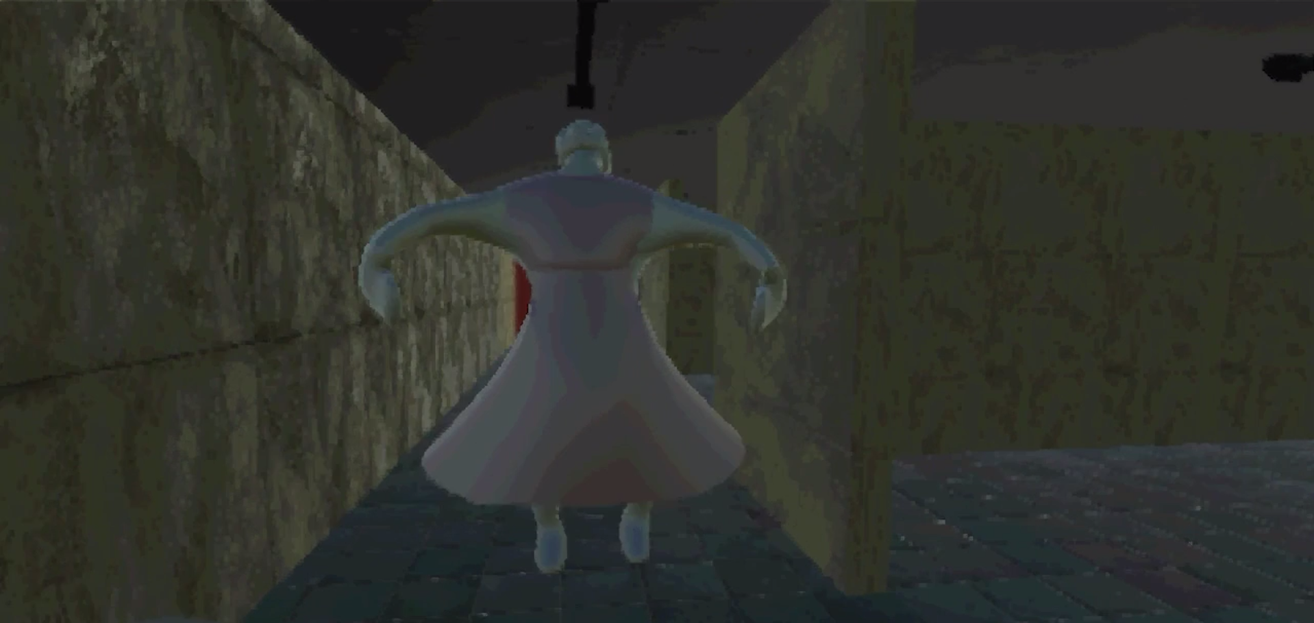 A patient, spotting you, attempts to embrace you
