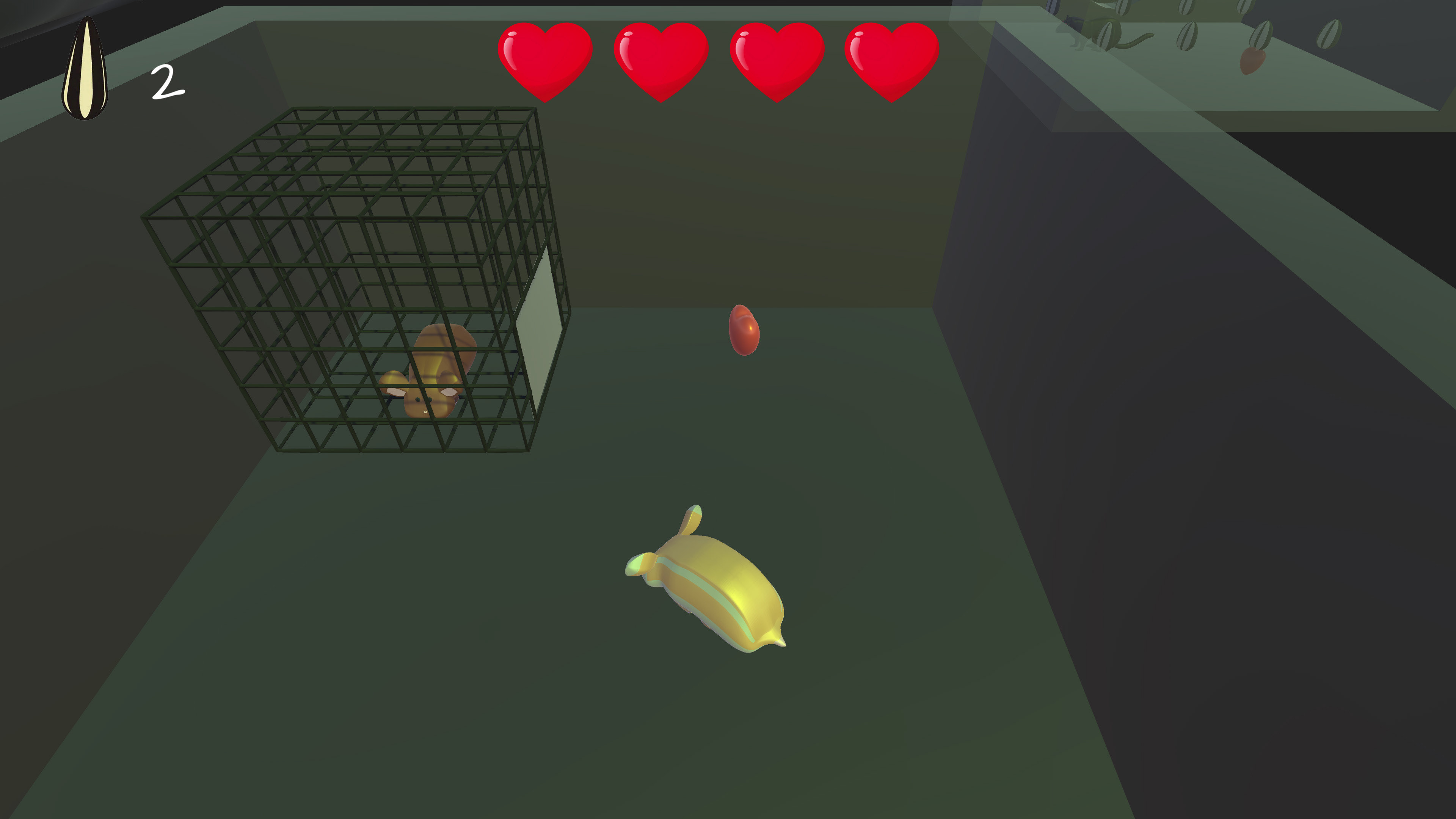 Captured Hamster