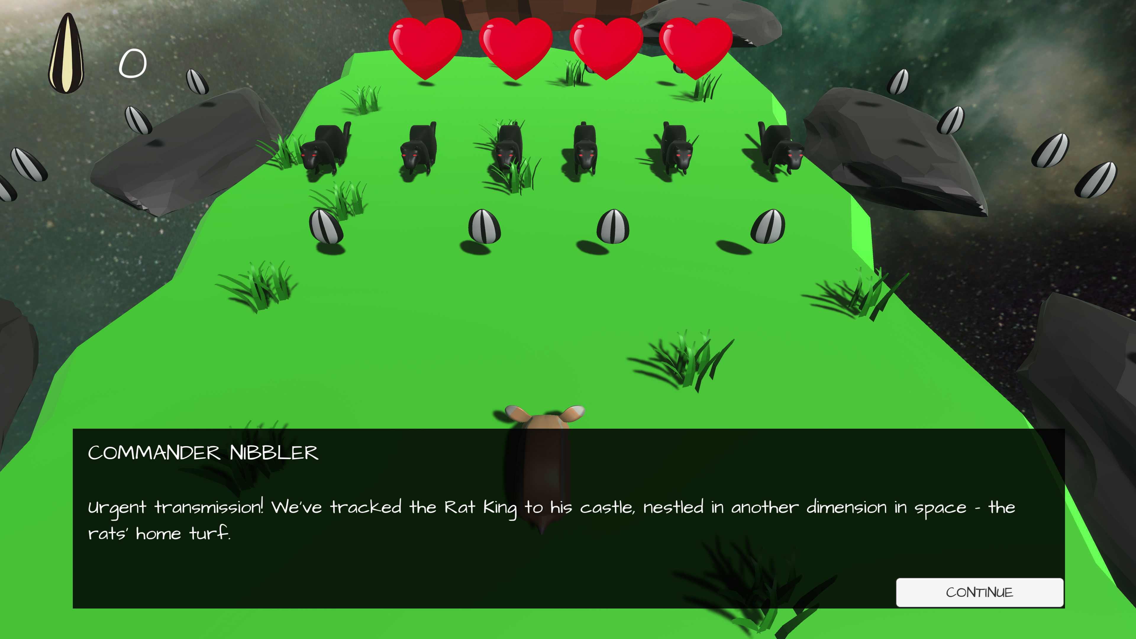 Communication with Commander Nibbler