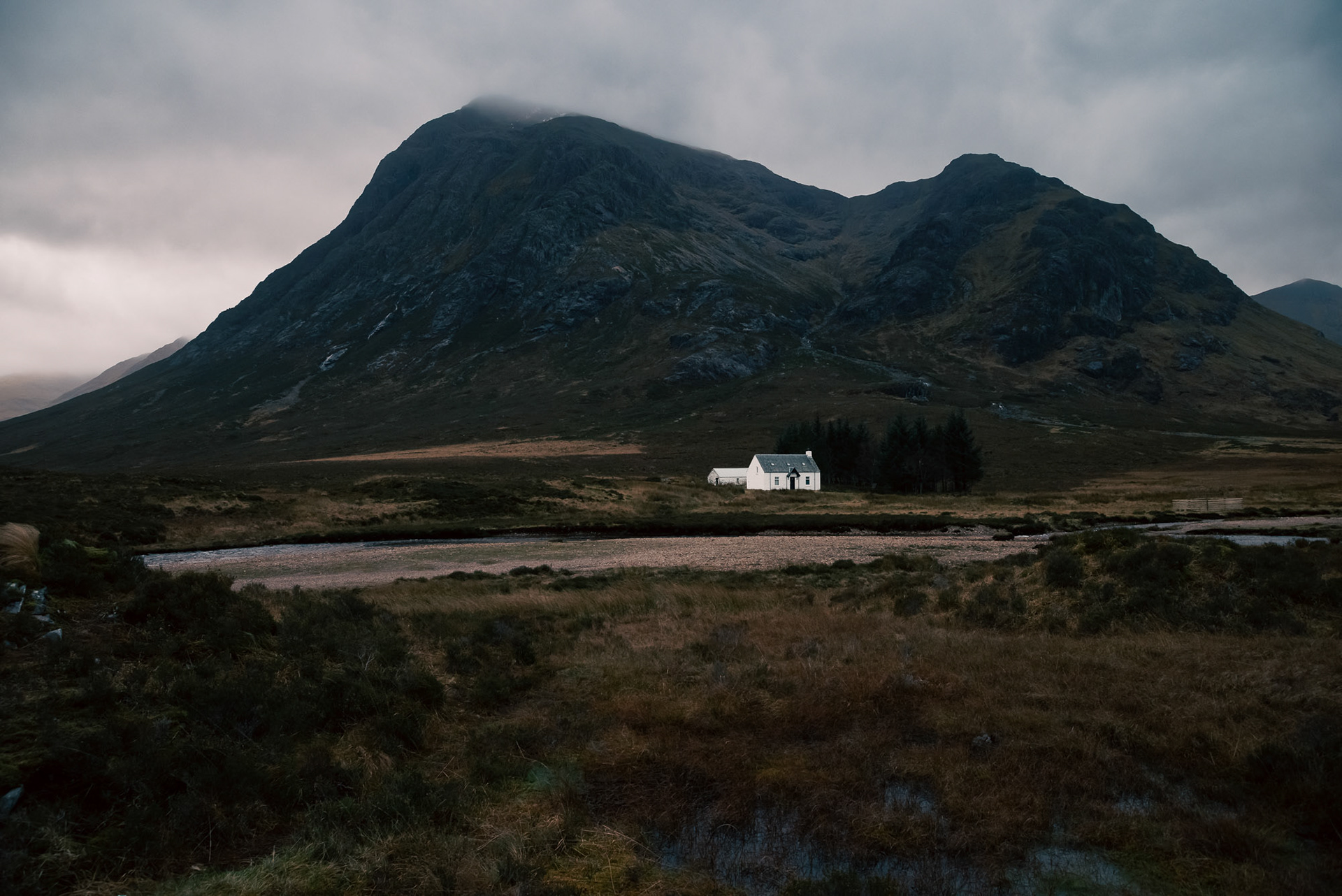 "Wee White House", Glencoe, Scotland