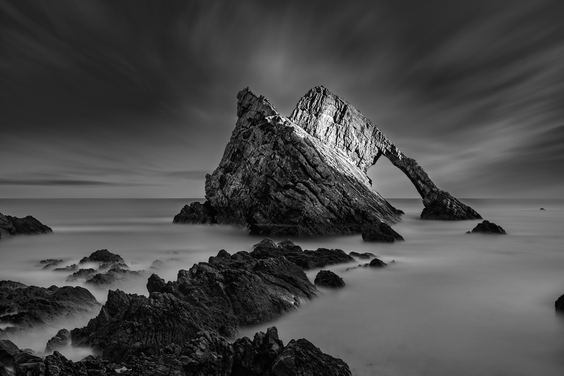 Bow Fiddle Rock, Portknockie, Scotland
